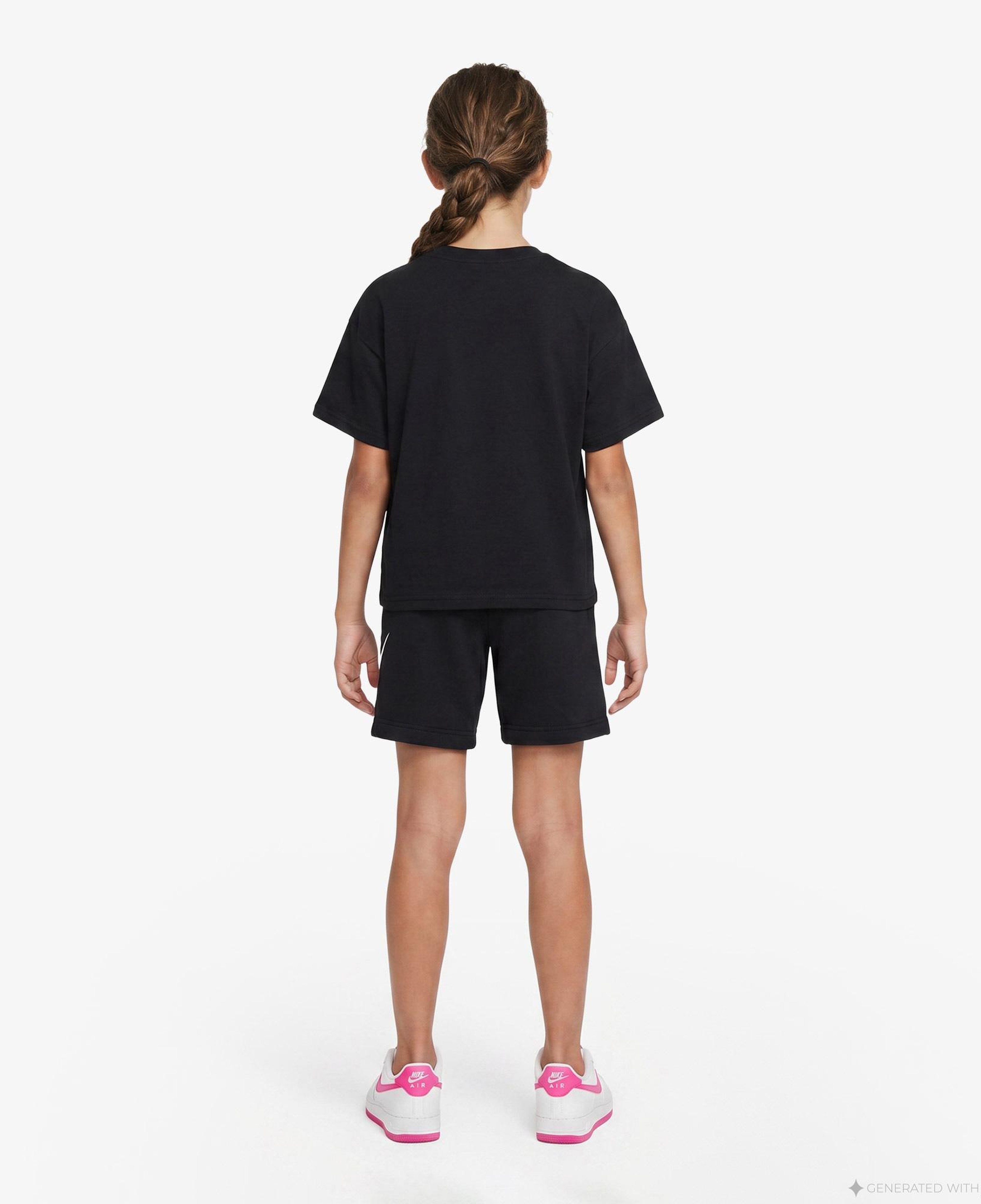 Nike Sportswear Club Fleece Çocuk Siyah Şort