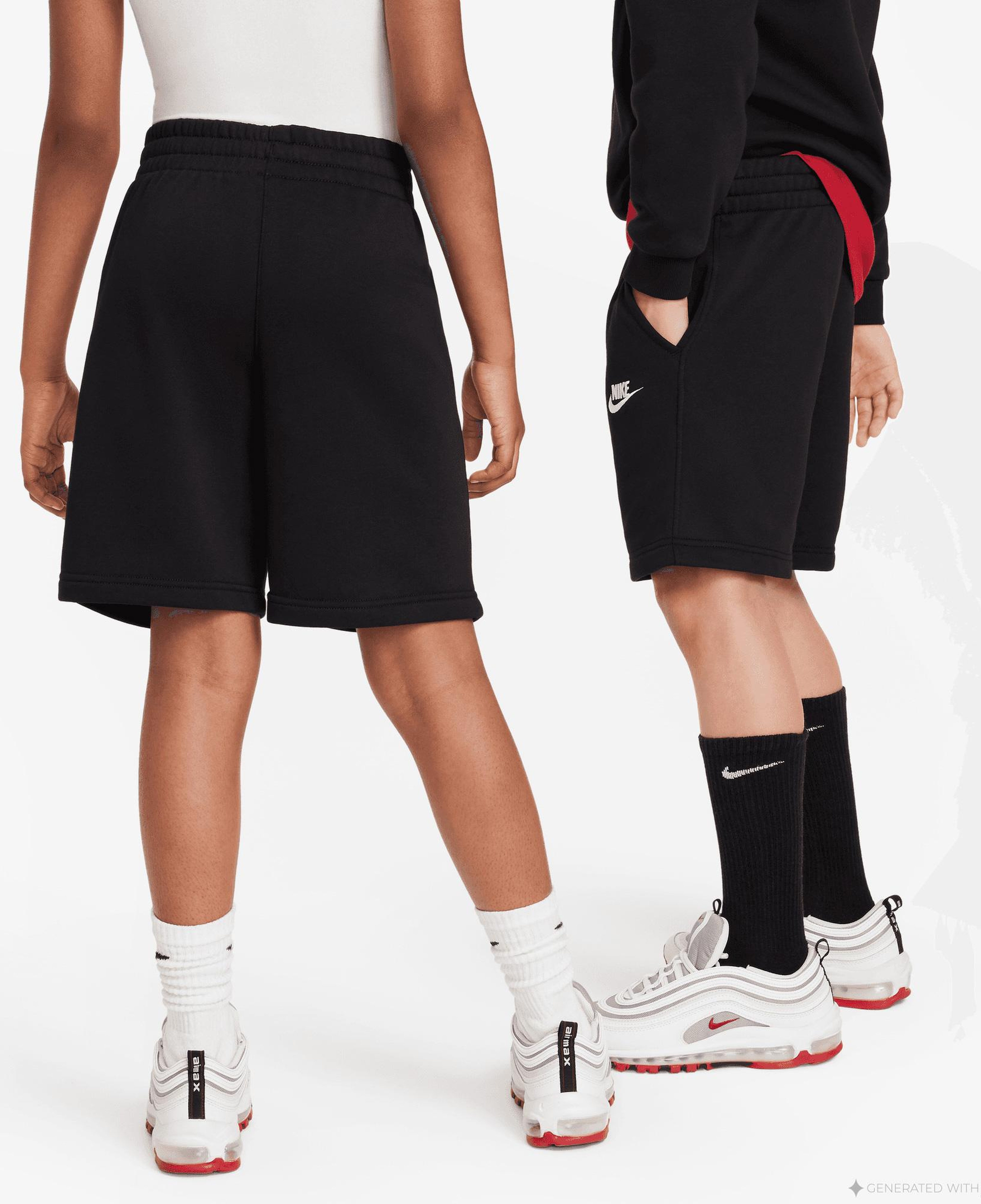 Nike Sportswear Club Fleece Çocuk Siyah Şort