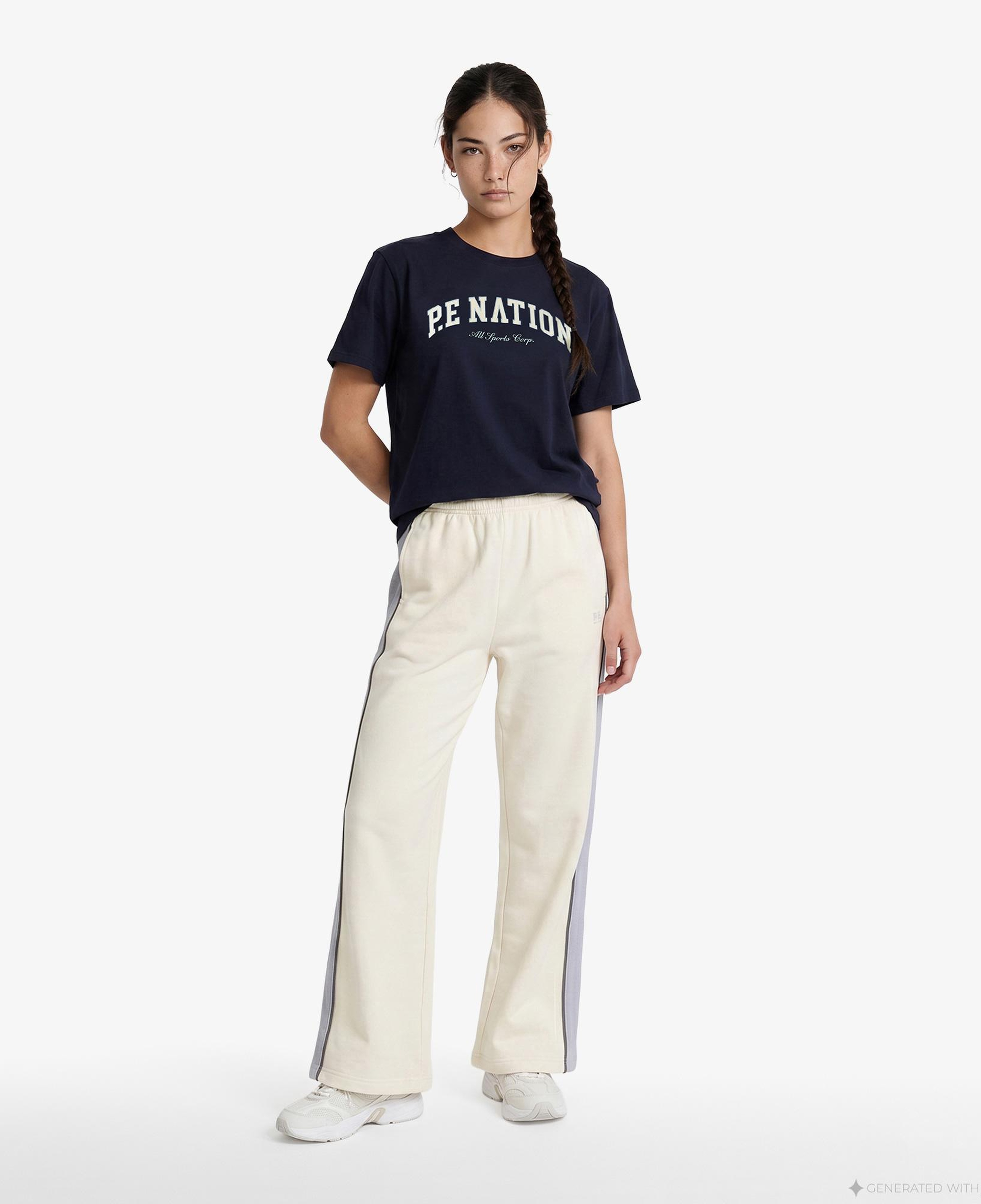 P.E Nation Heritage Kadın Lacivert T-Shirt