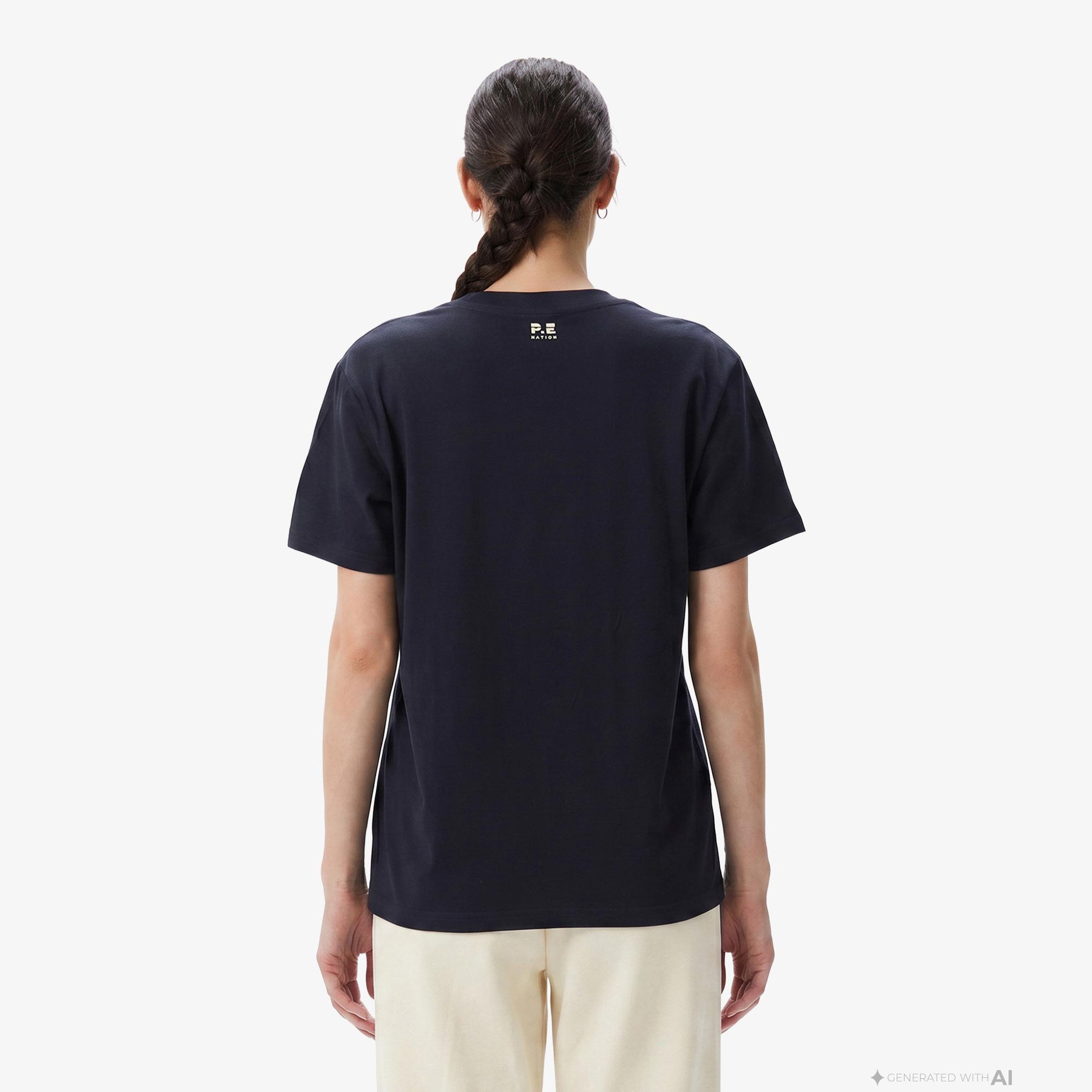 P.E Nation Heritage Kadın Lacivert T-Shirt