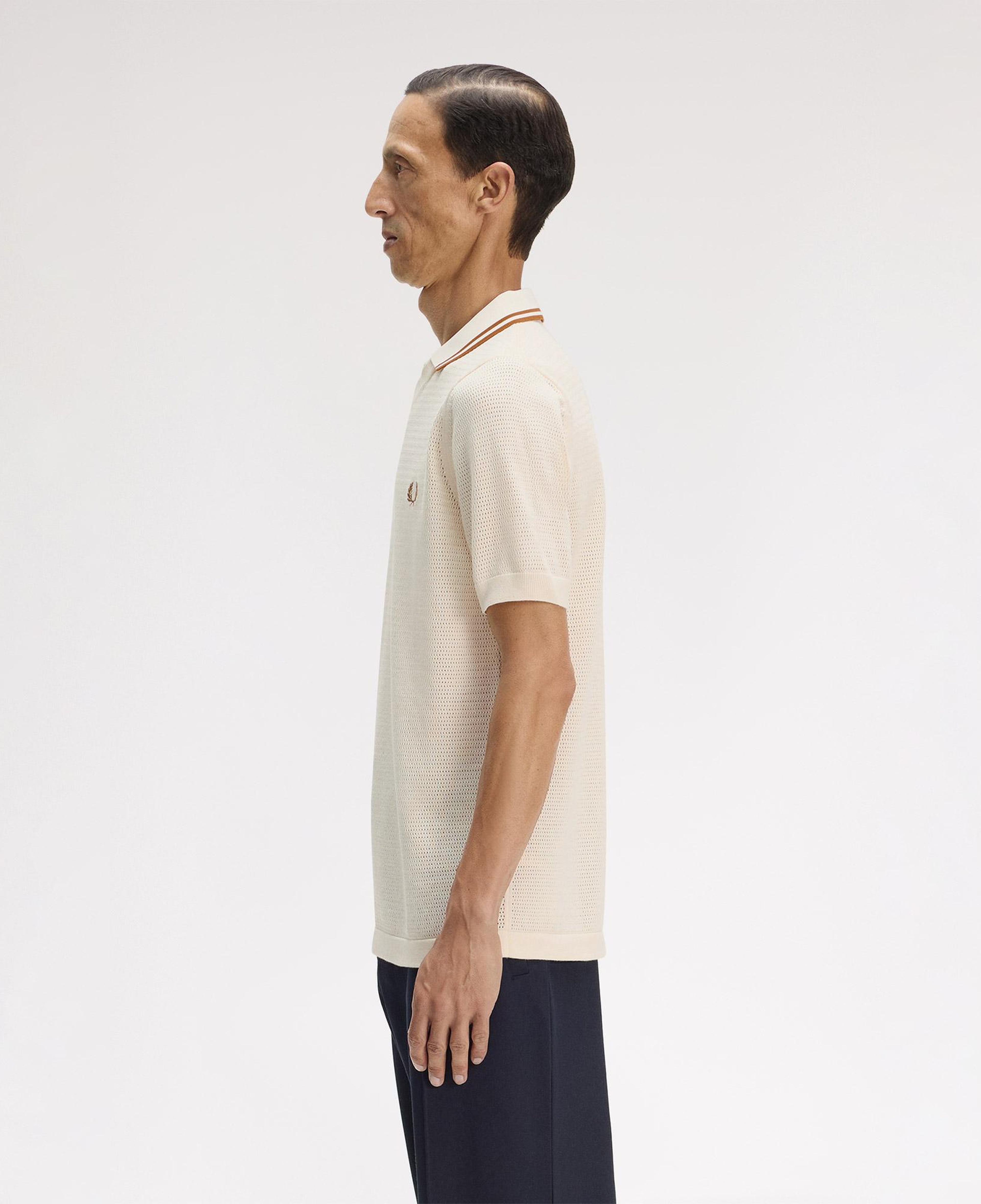 Fred Perry Erkek Krem Polo