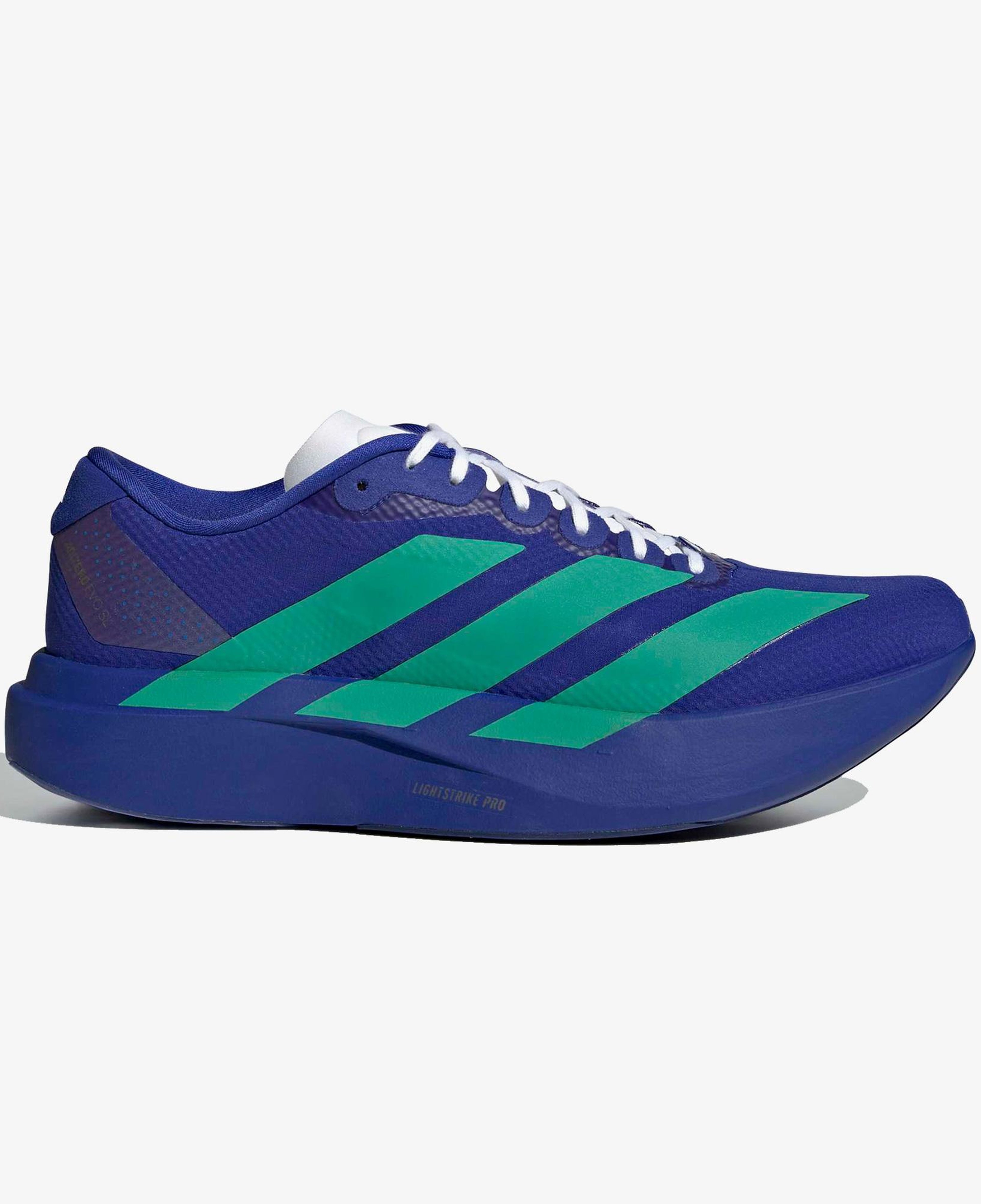 adidas Adizero Evo SL Woven Erkek Mavi Spor Ayakkabı