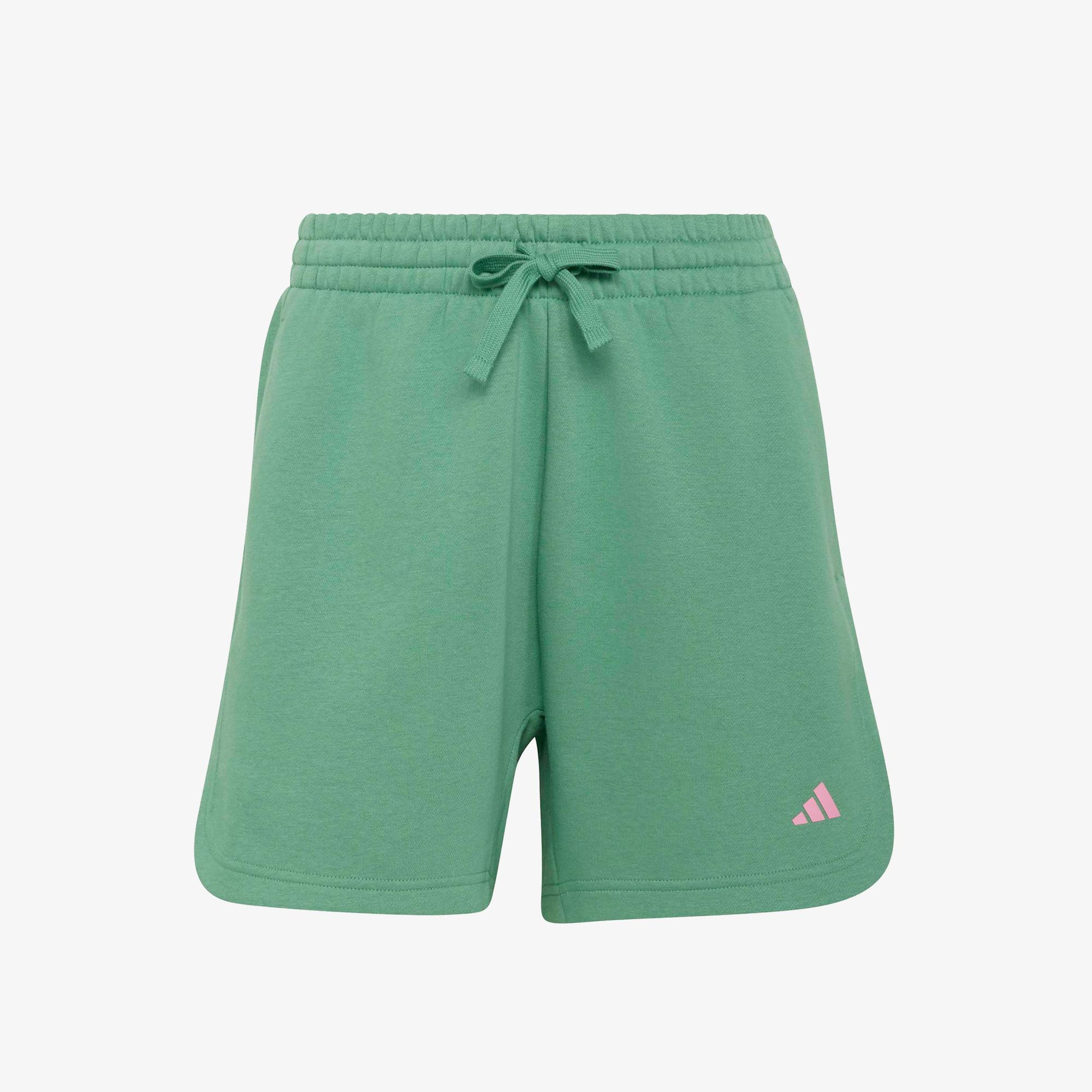 adidas 3Ss Fleece Kadın Yeşil Şort