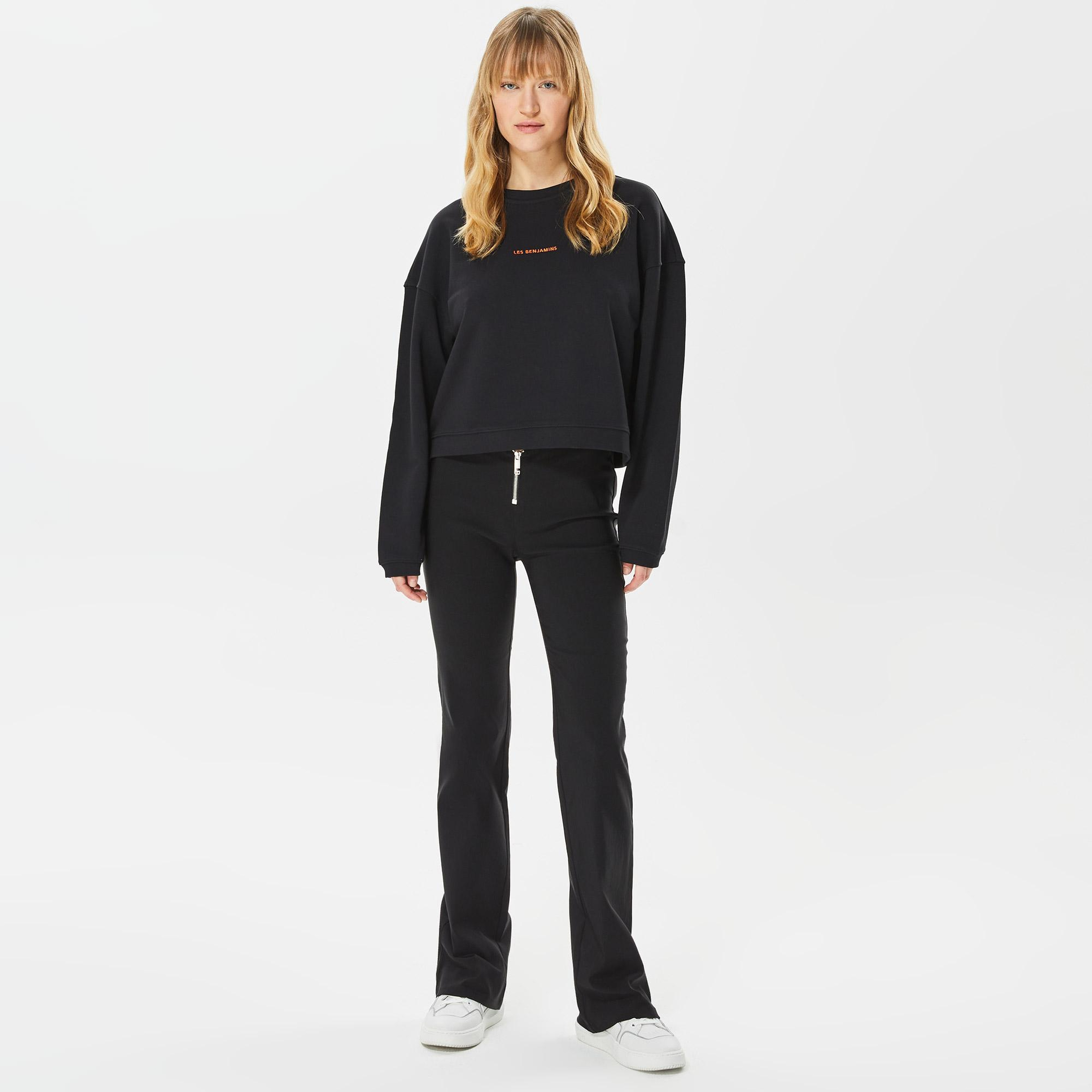 Les Benjamins Core Kadın Siyah Sweatshirt