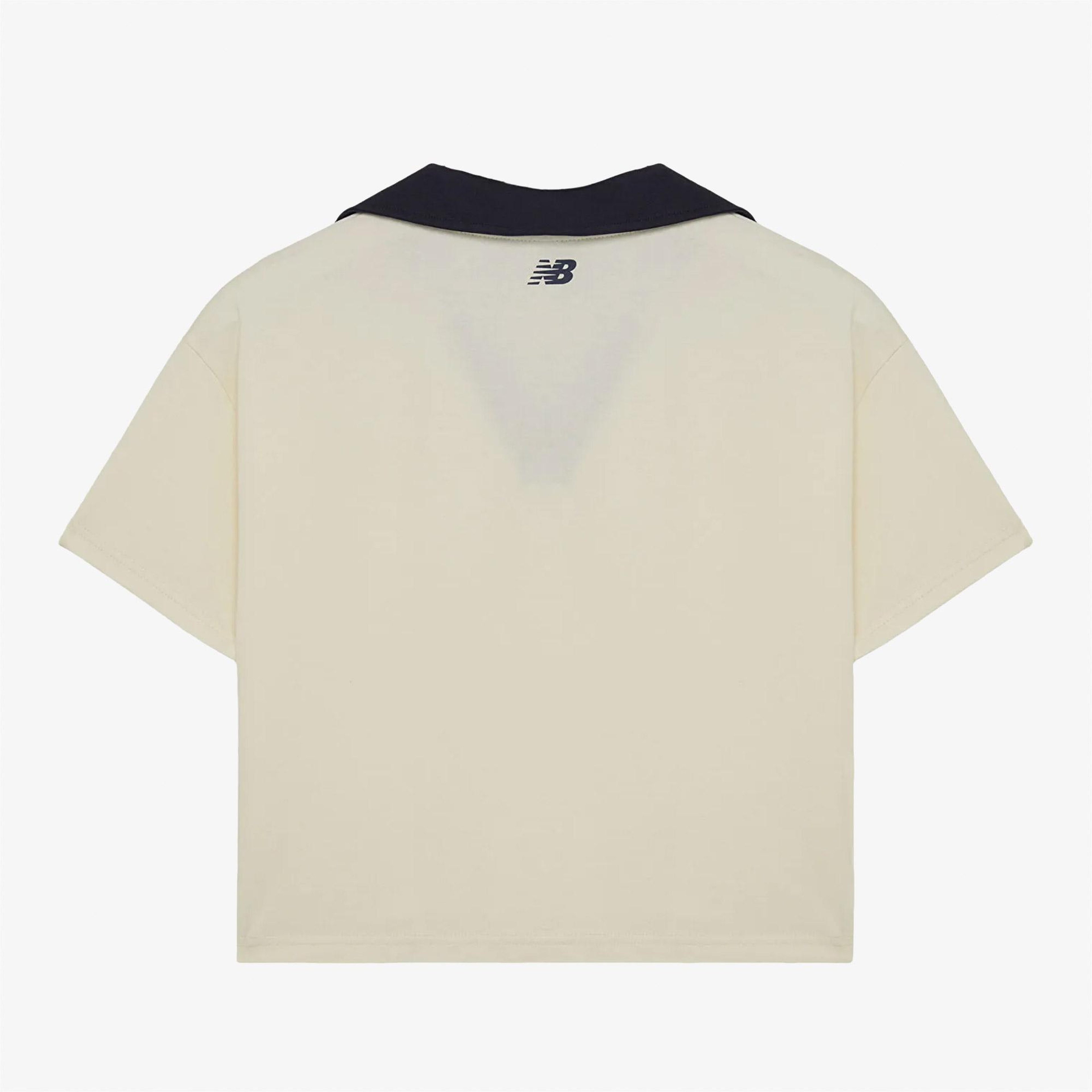 New Balance WNT1610 Lifestyle Kadın Krem T-Shirt