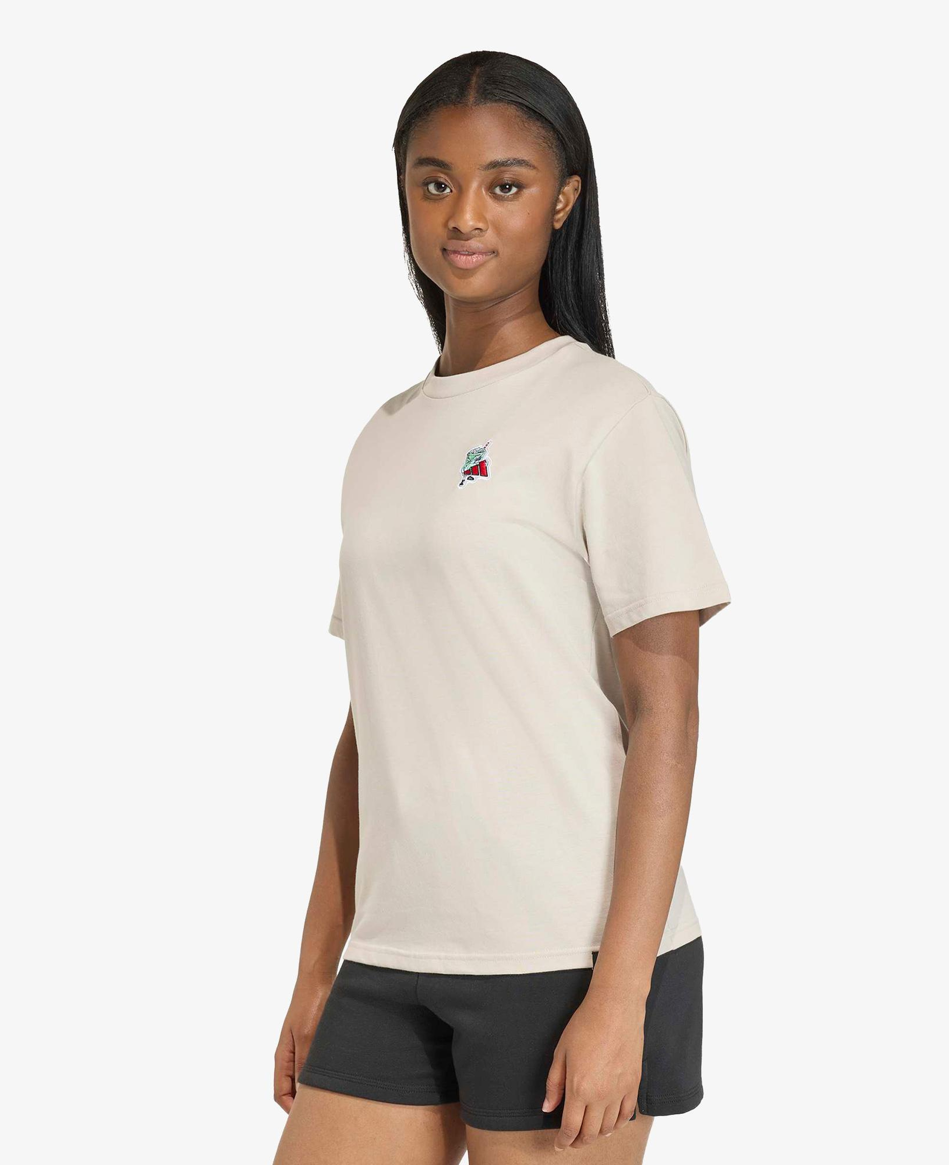 adidas Food Graphic Kadın Bej T-Shirt