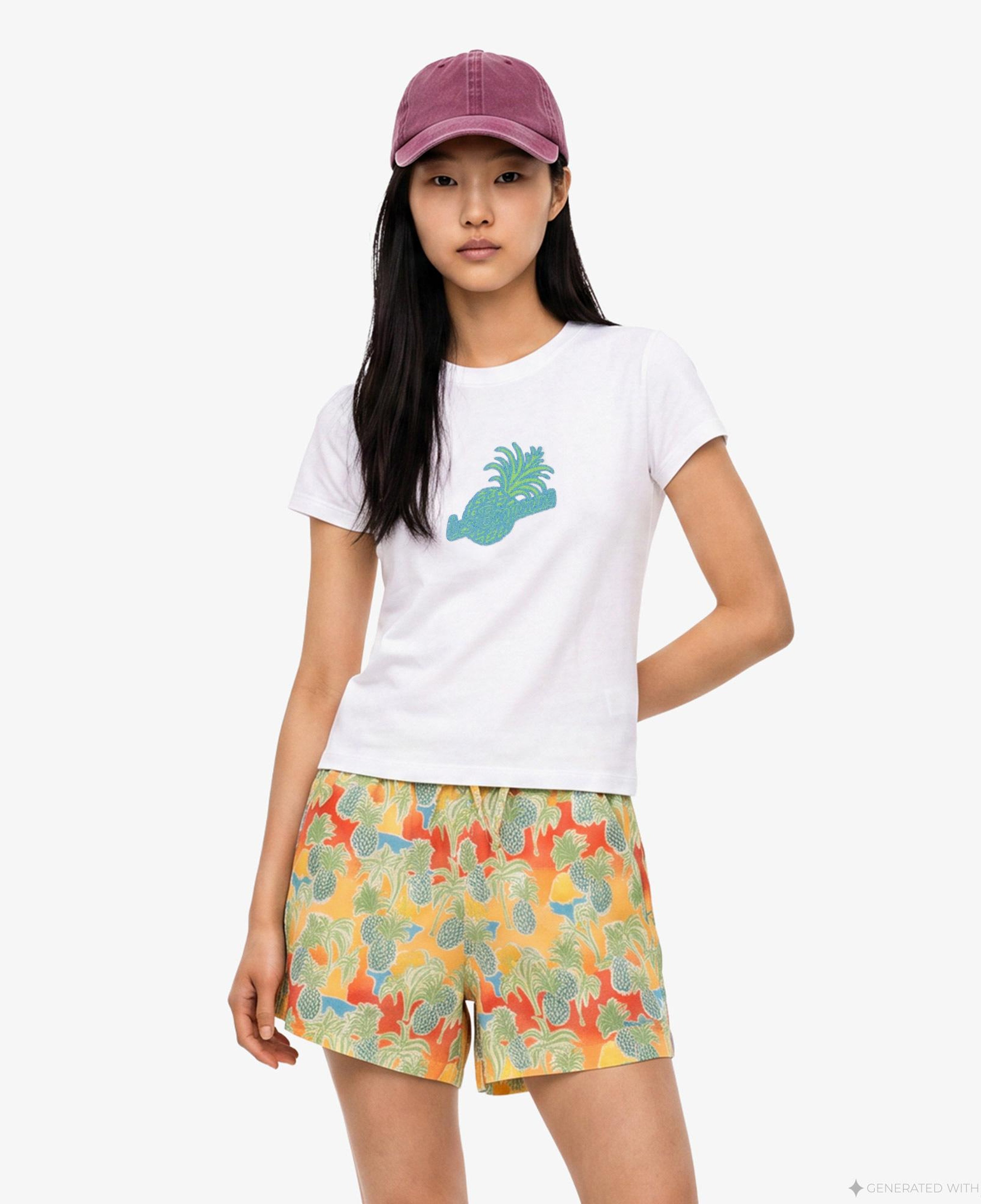 Les Benjamins 002 Kadın Beyaz T-Shirt