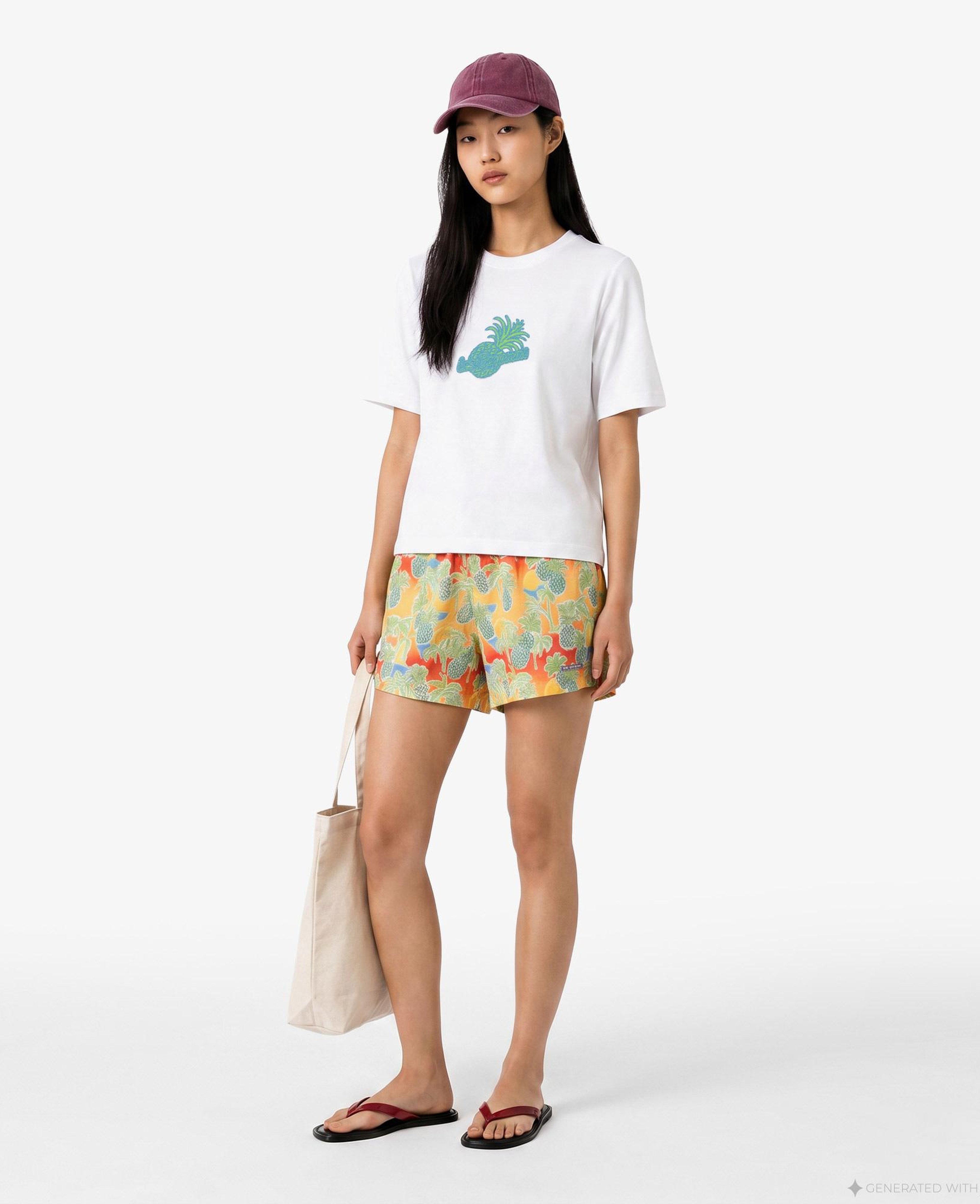 Les Benjamins 002 Kadın Beyaz T-Shirt
