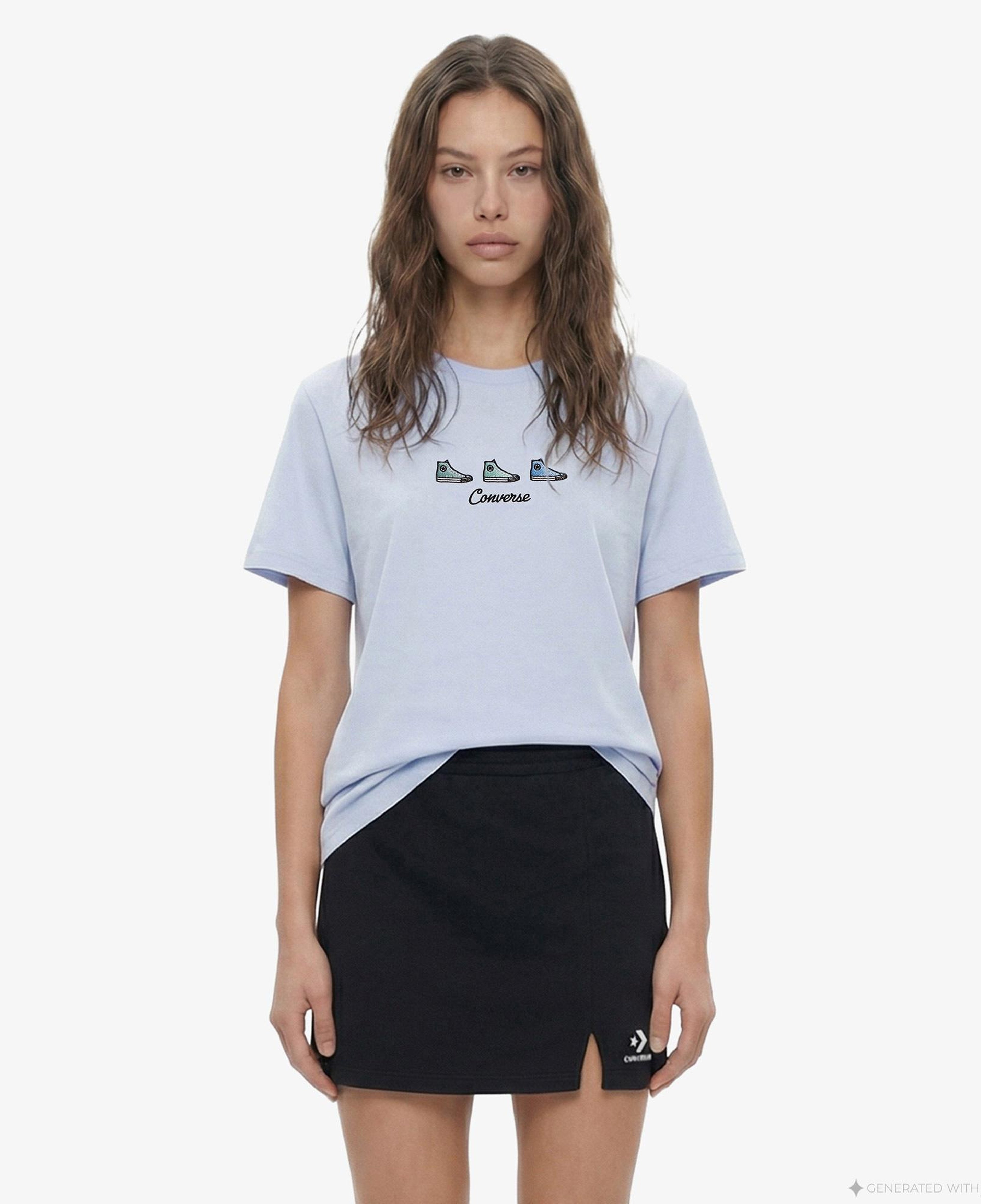 Converse Kadın Lila T-Shirt