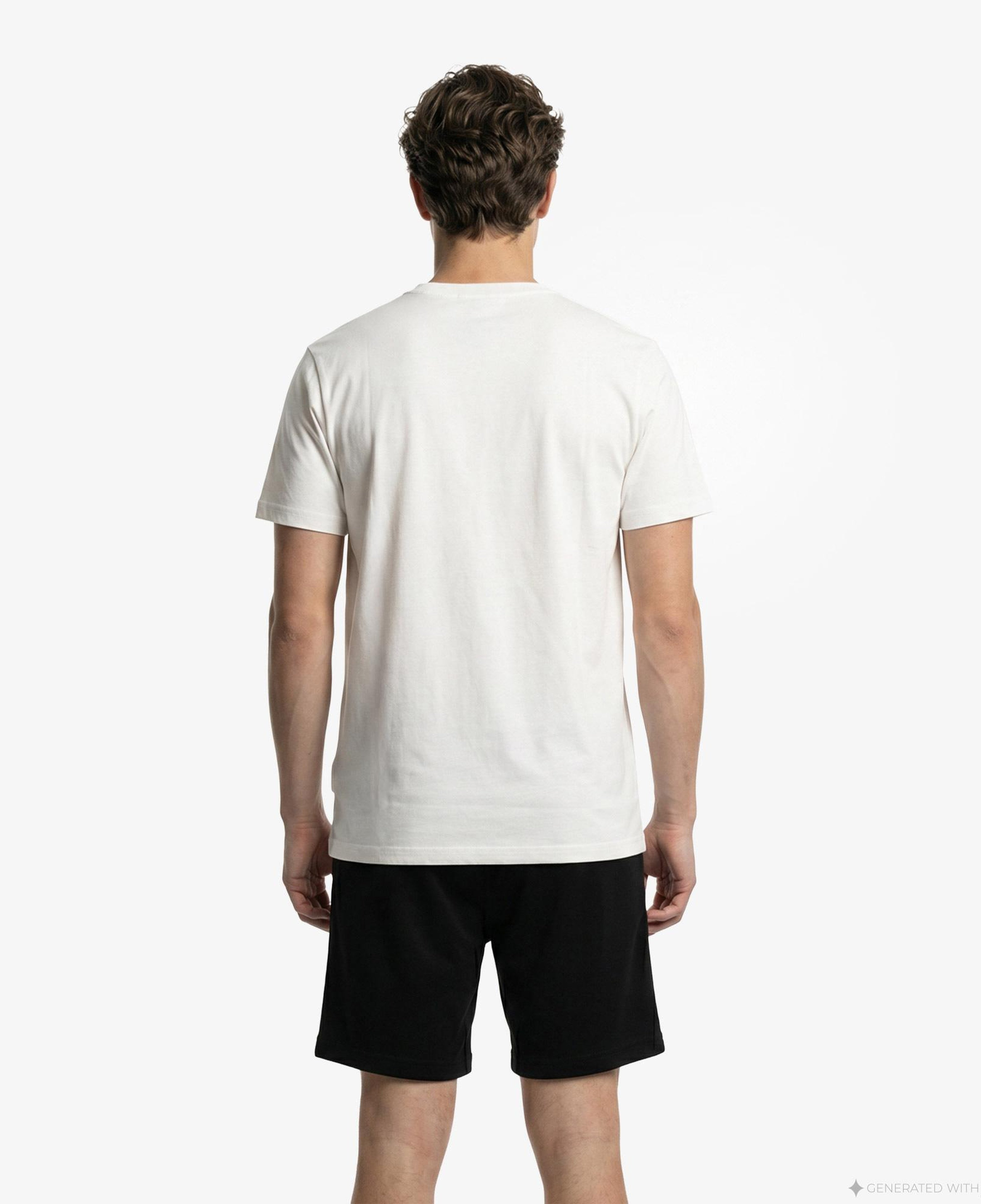 Fred Perry Crew Neck Erkek Beyaz T-Shirt