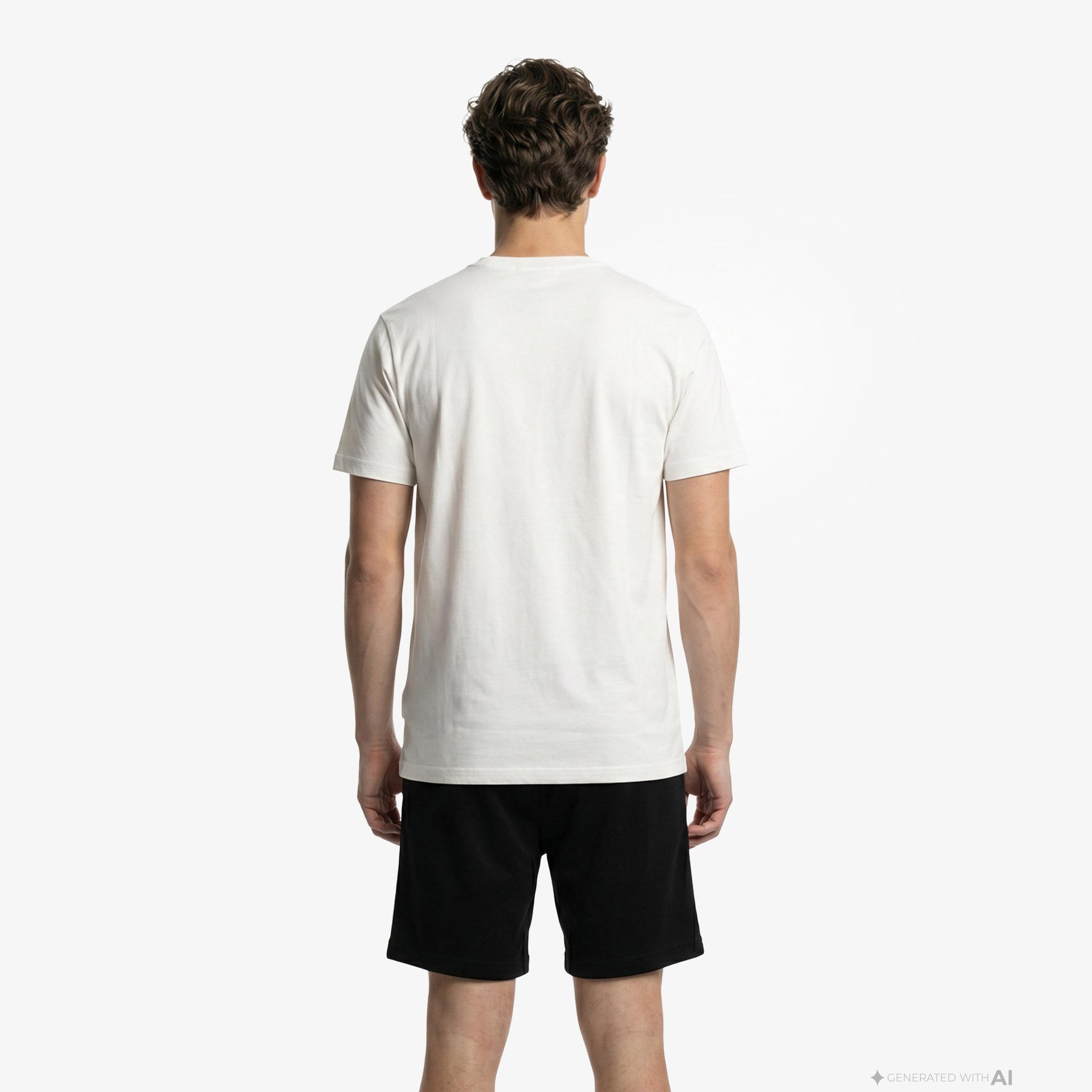 Fred Perry Crew Neck Erkek Beyaz T-Shirt