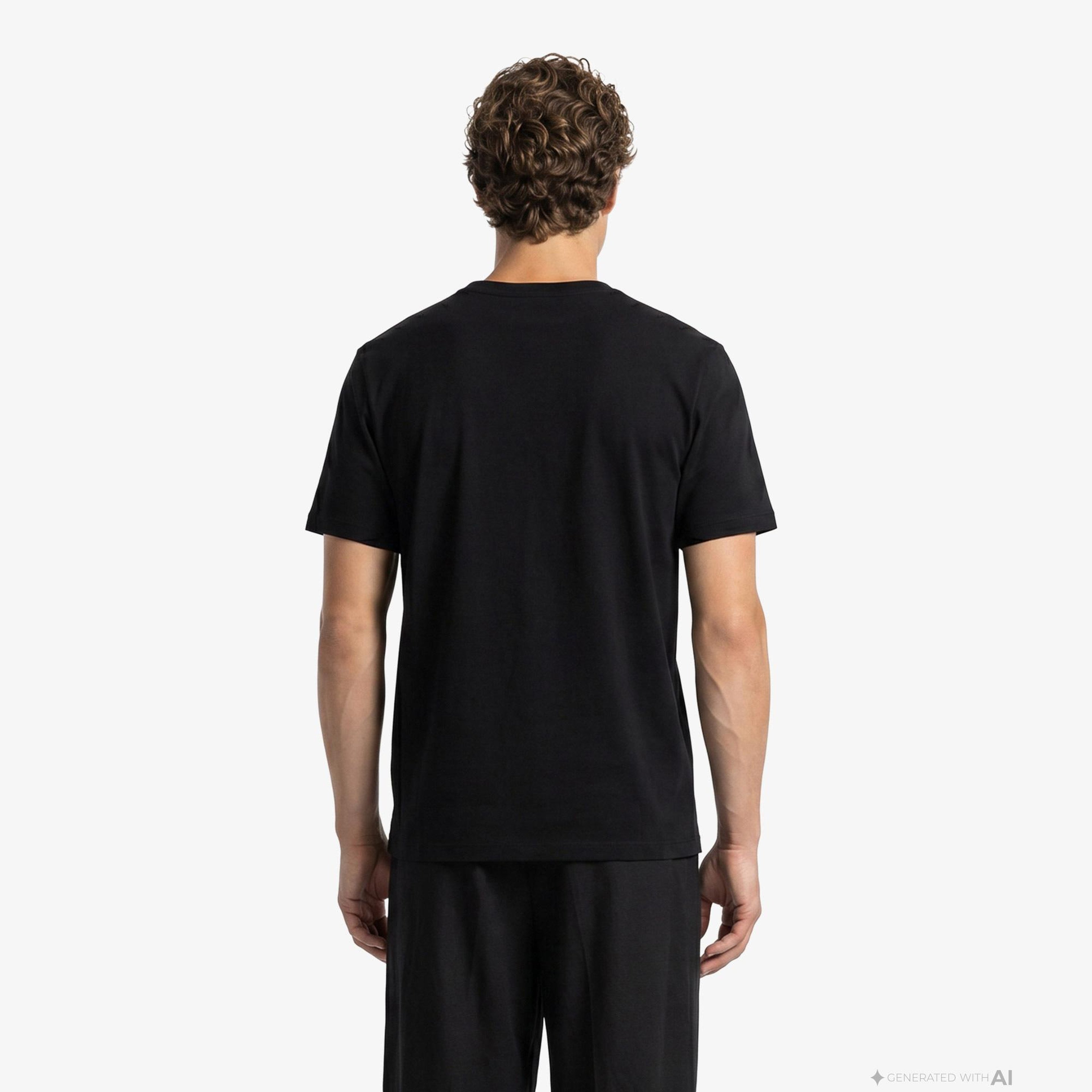 Fred Perry Crew Neck Erkek Siyah T-Shirt