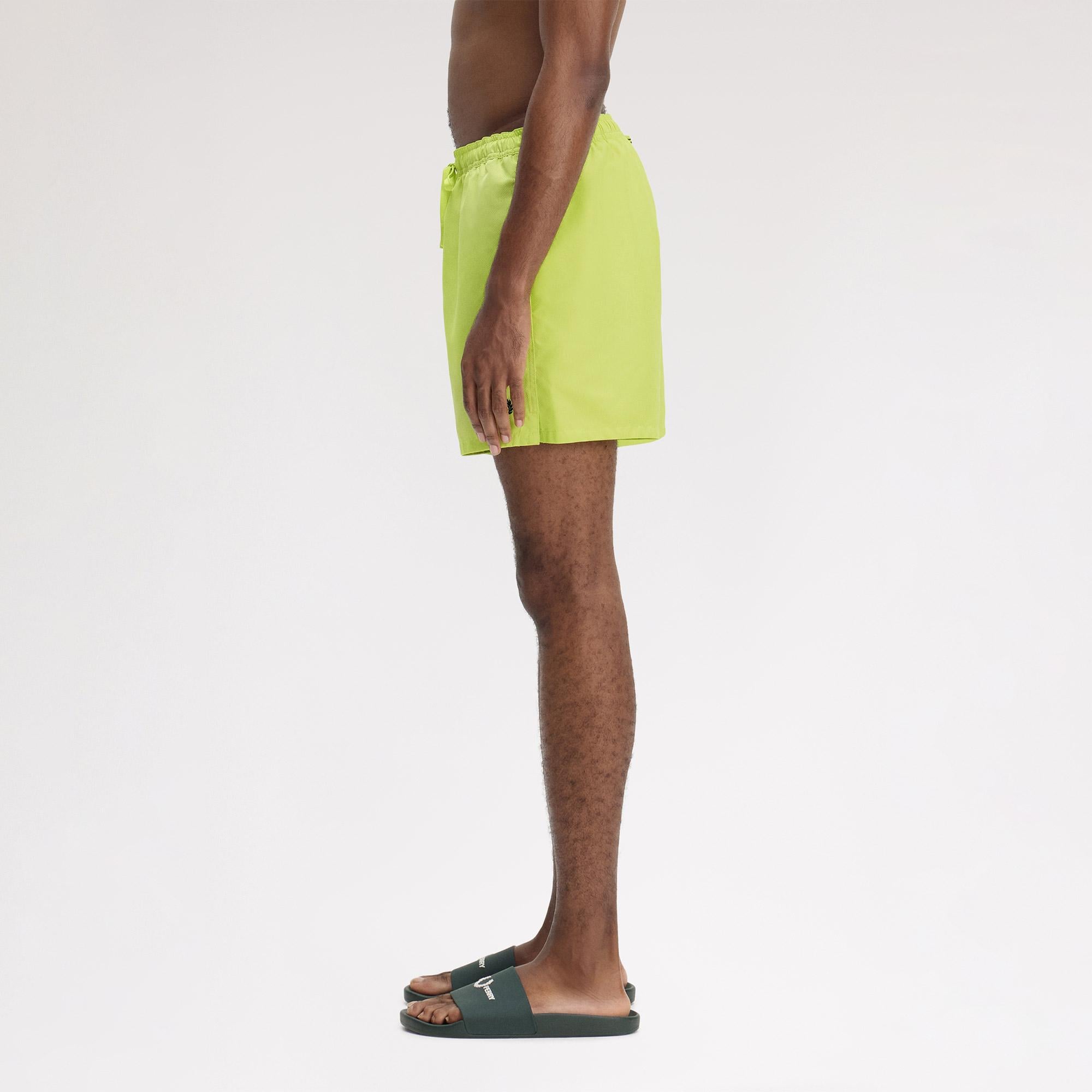 Fred Perry Erkek Sarı Deniz Şortu