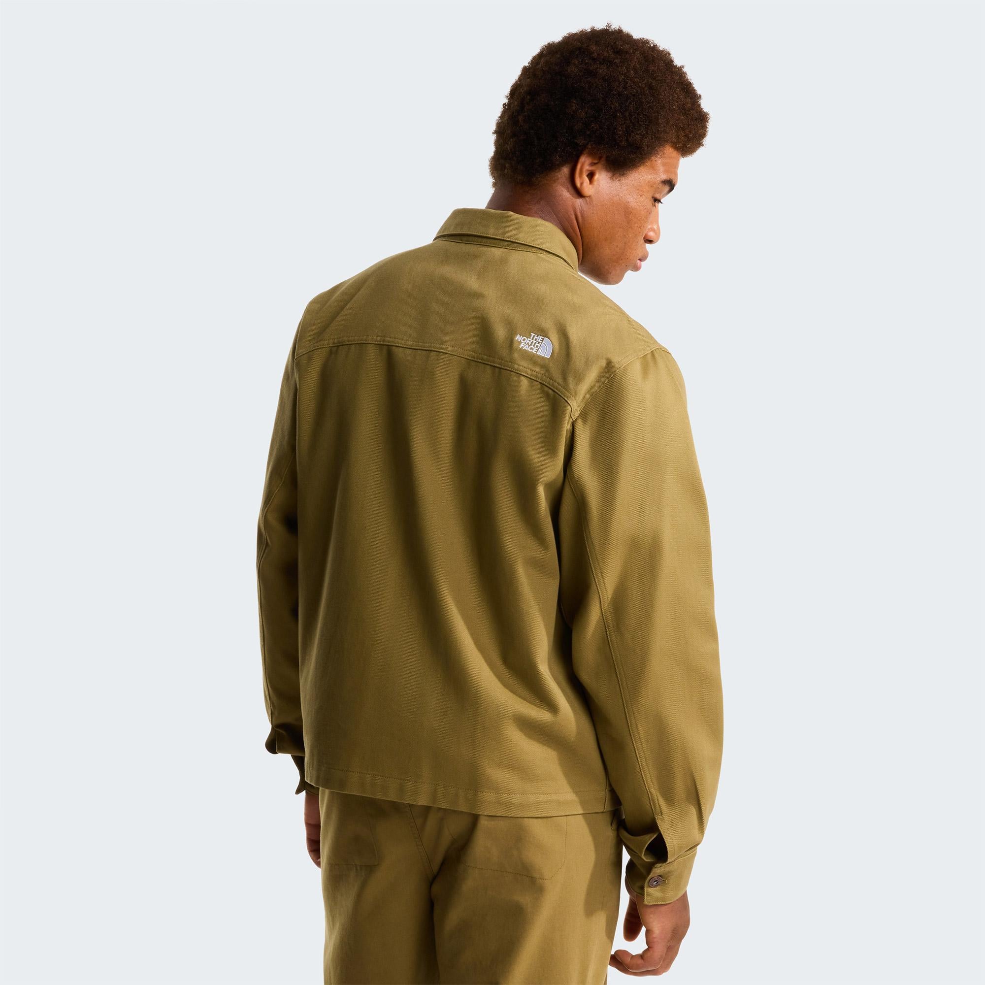 The North Face Twill Collared Erkek Sarı Ceket