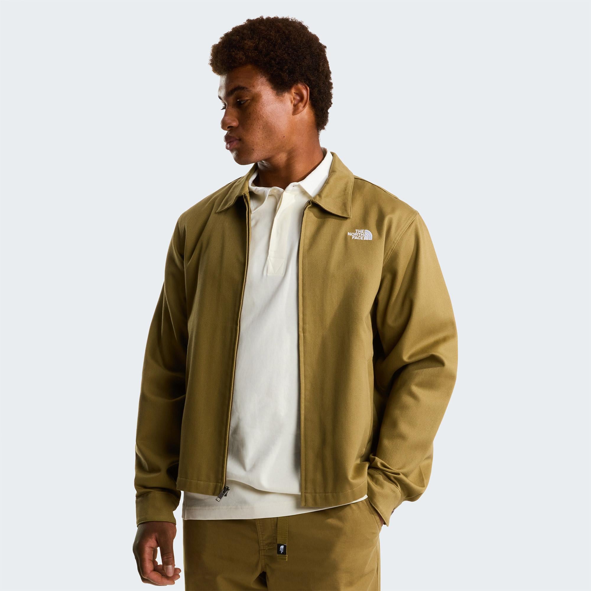 The North Face Twill Collared Erkek Sarı Ceket