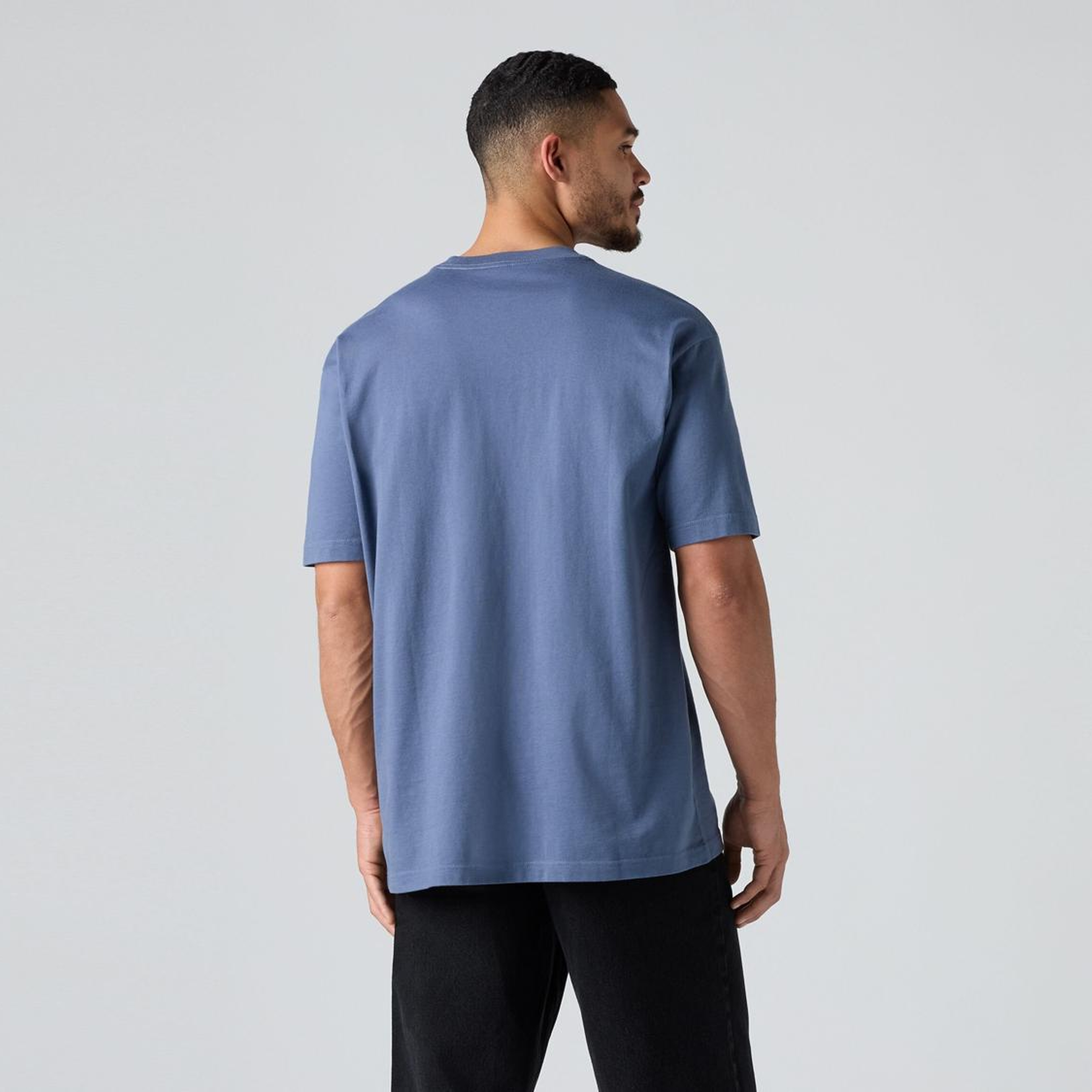 Box Basic Oversize Mavi Tişört