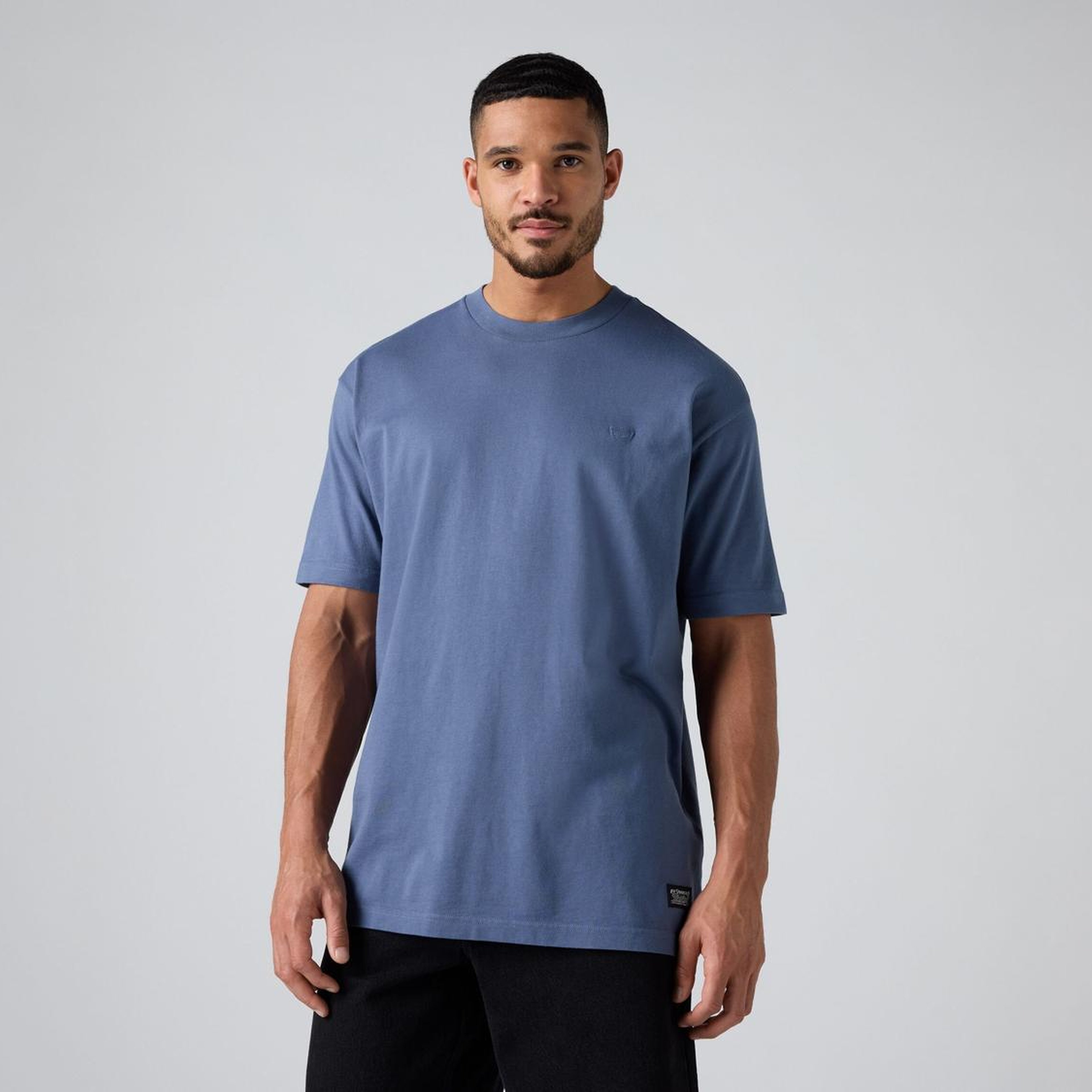 Box Basic Oversize Mavi Tişört