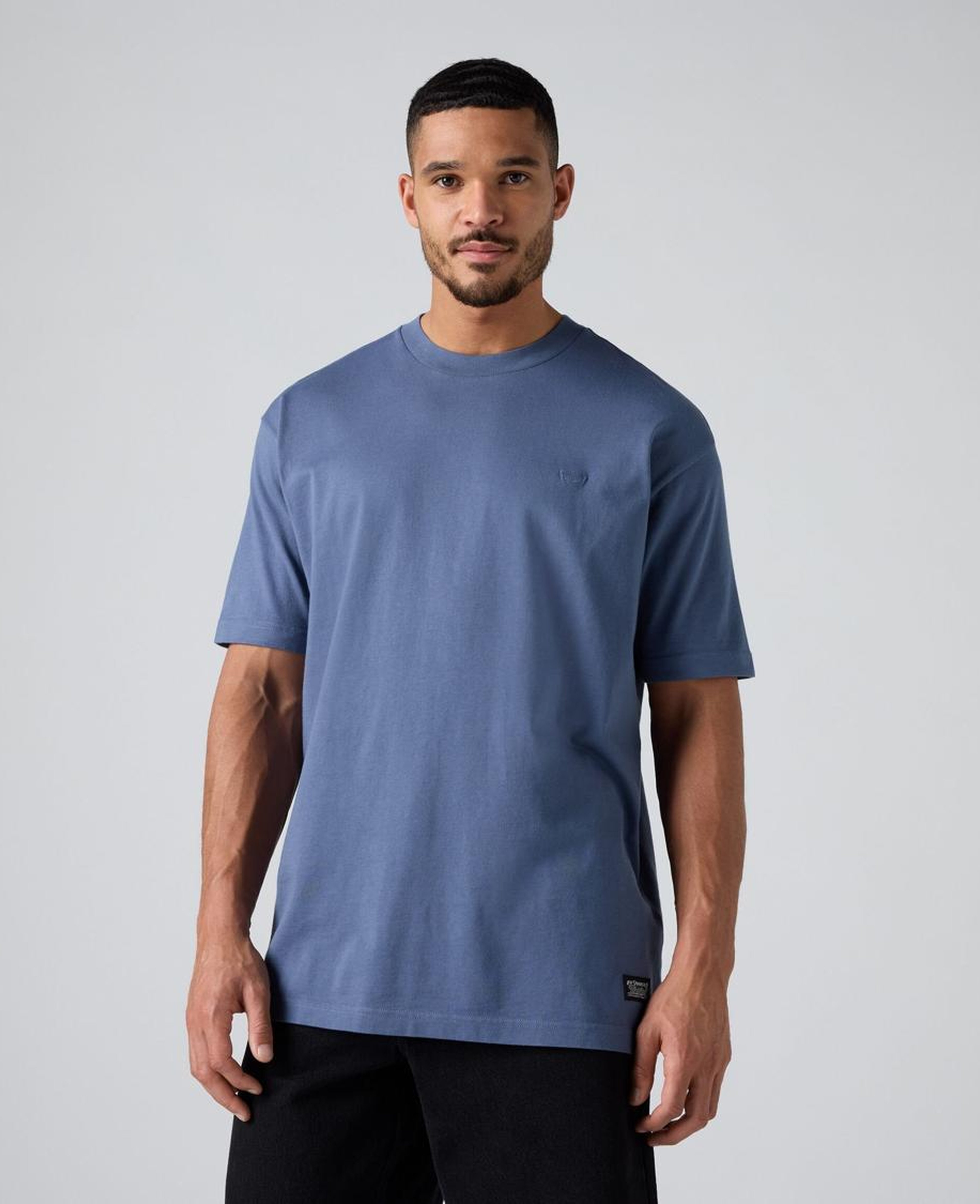 Box Basic Oversize Mavi Tişört