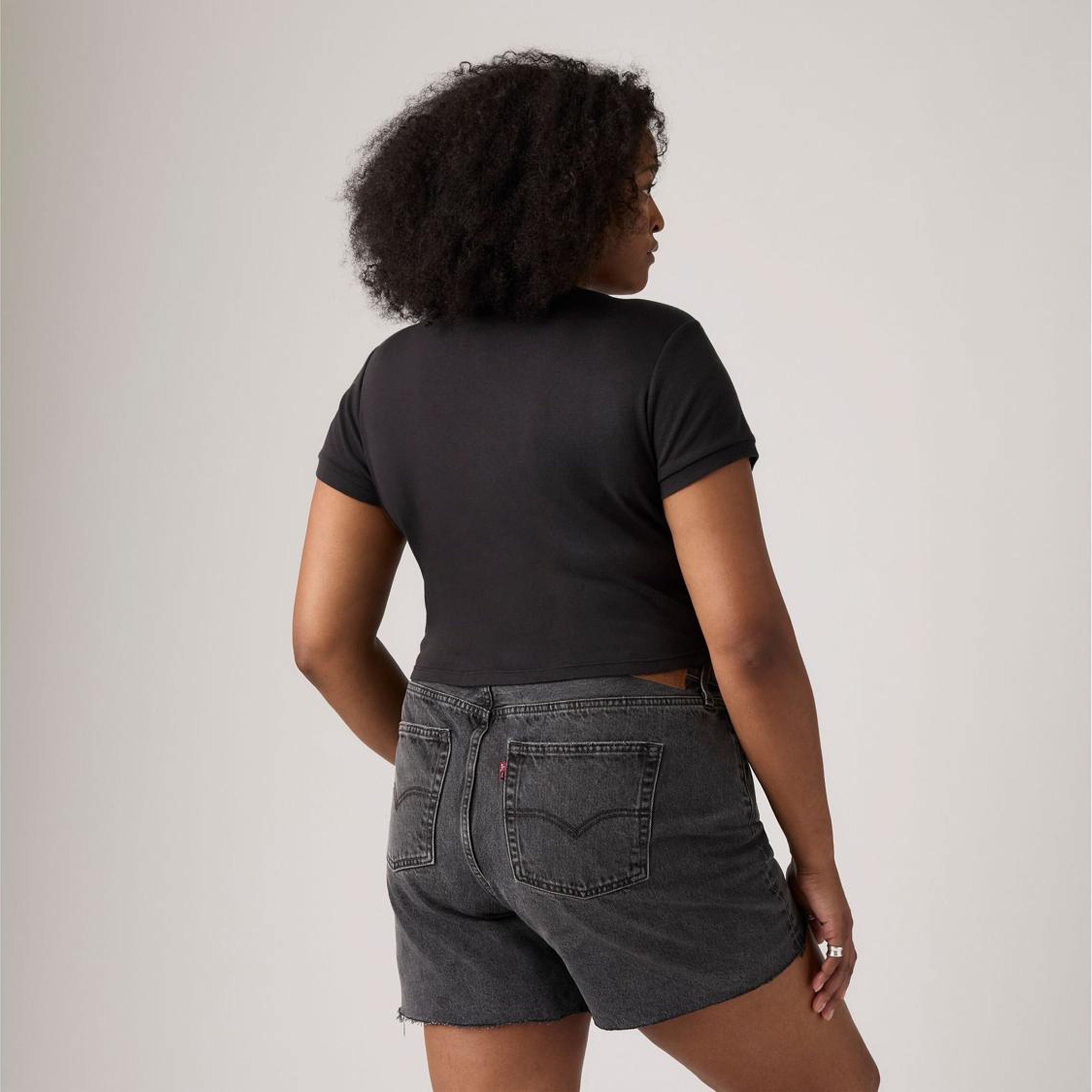 Slim Fit Baskılı Sporty Rinder Siyah Tişört