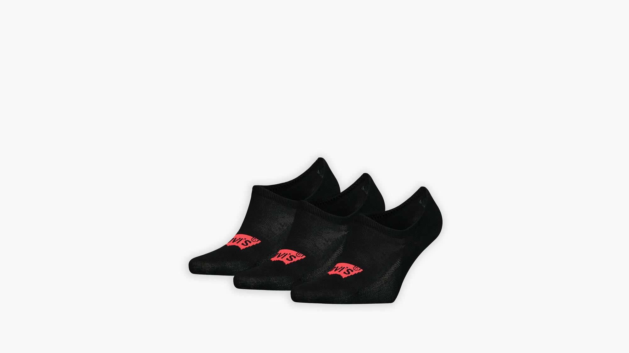 Levi's® High Cut Batwing Logo Recycled Cotton Çorap - 3'lü Paket