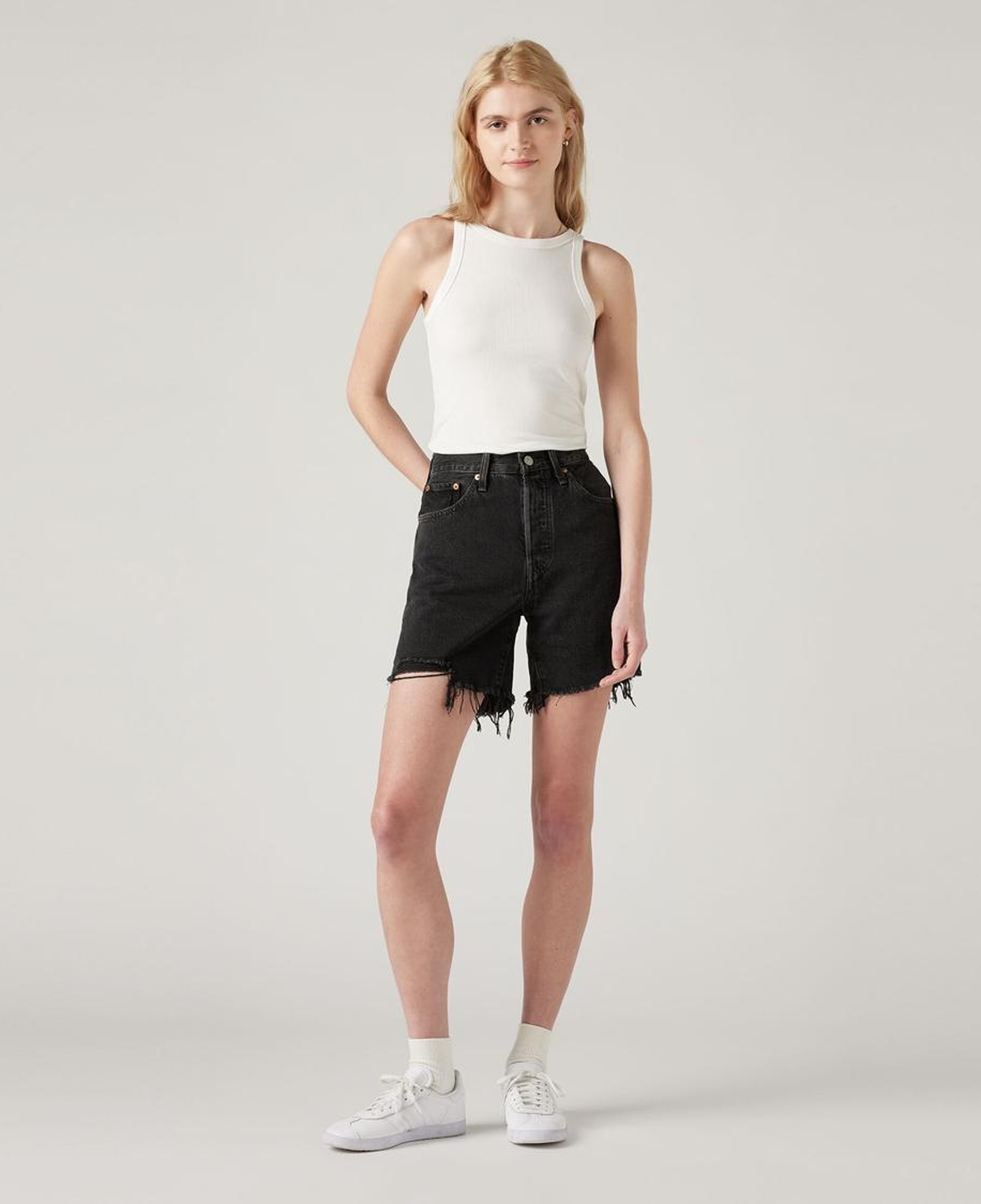 501® Mid Thigh Jean Kadın Şort