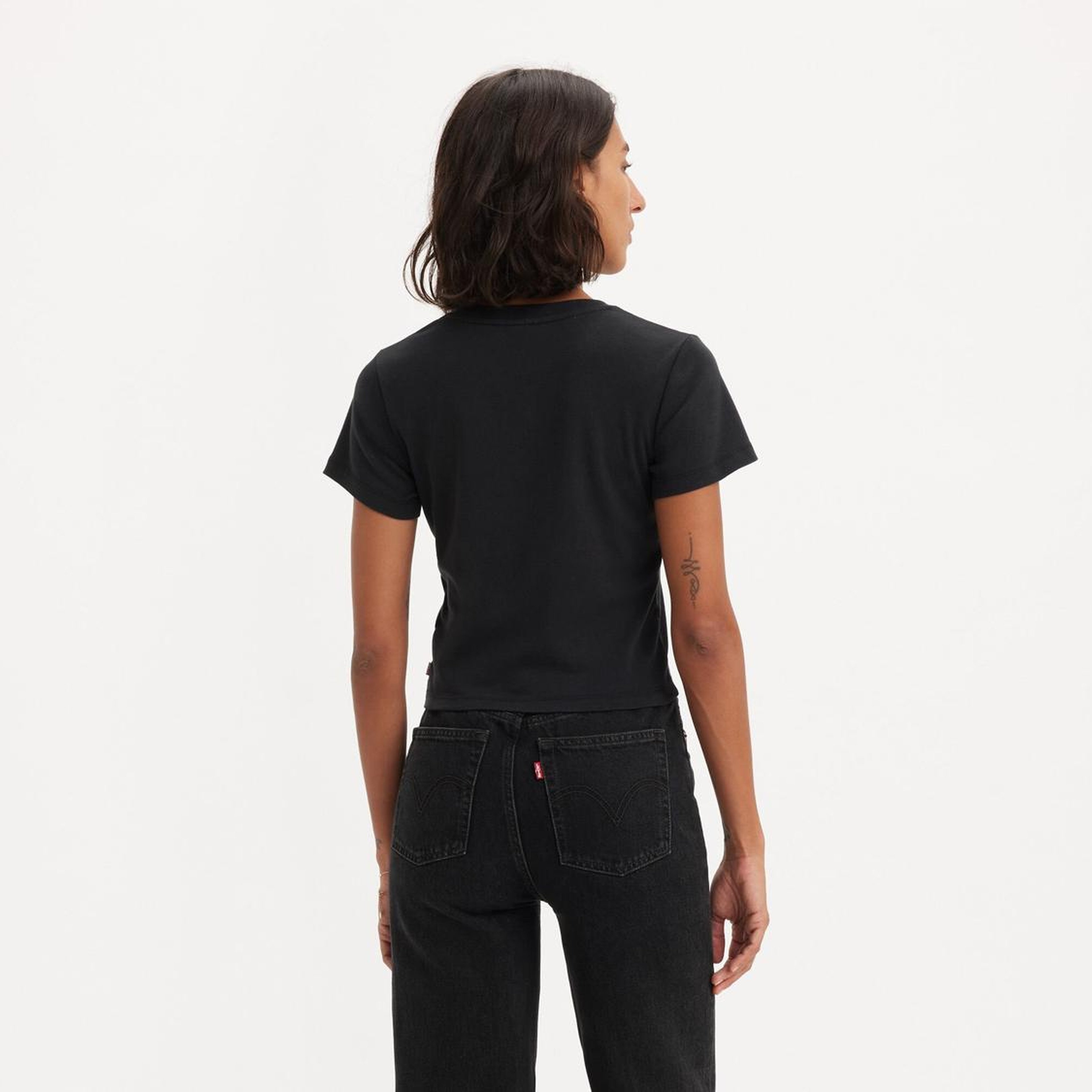 Essential Sporty Siyah Tişört