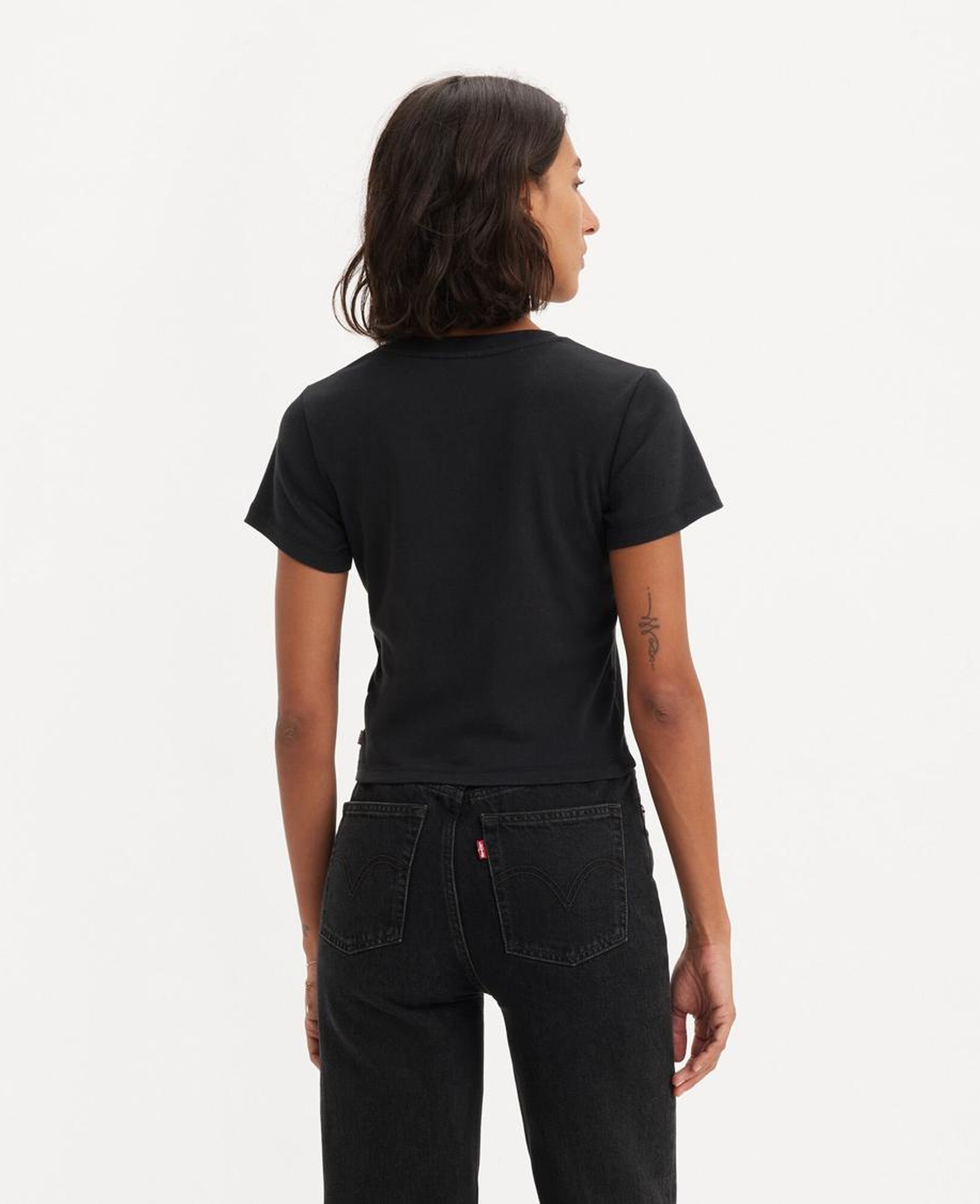 Essential Sporty Siyah Tişört