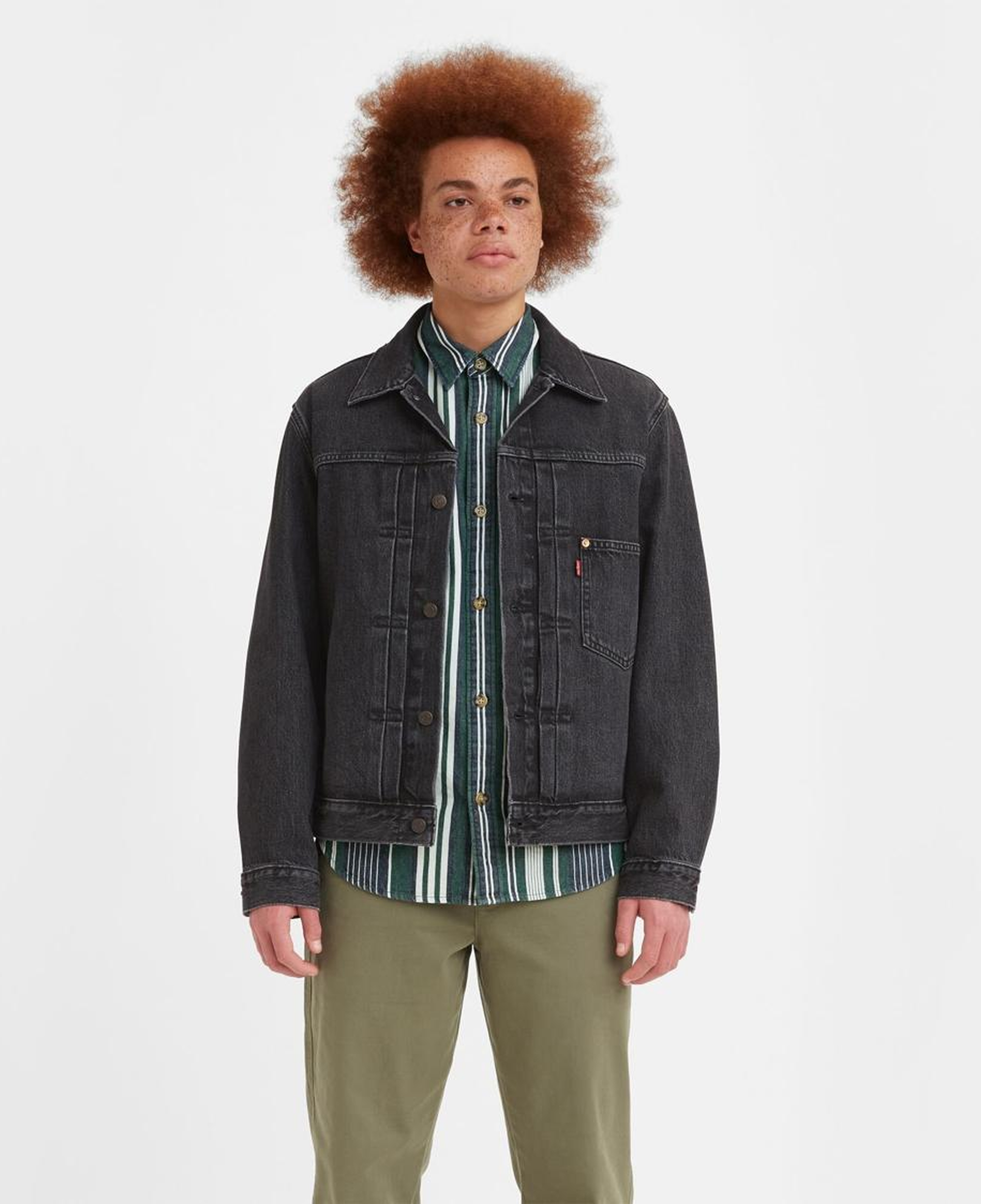 Type I Trucker Ceket - Black Stonewash