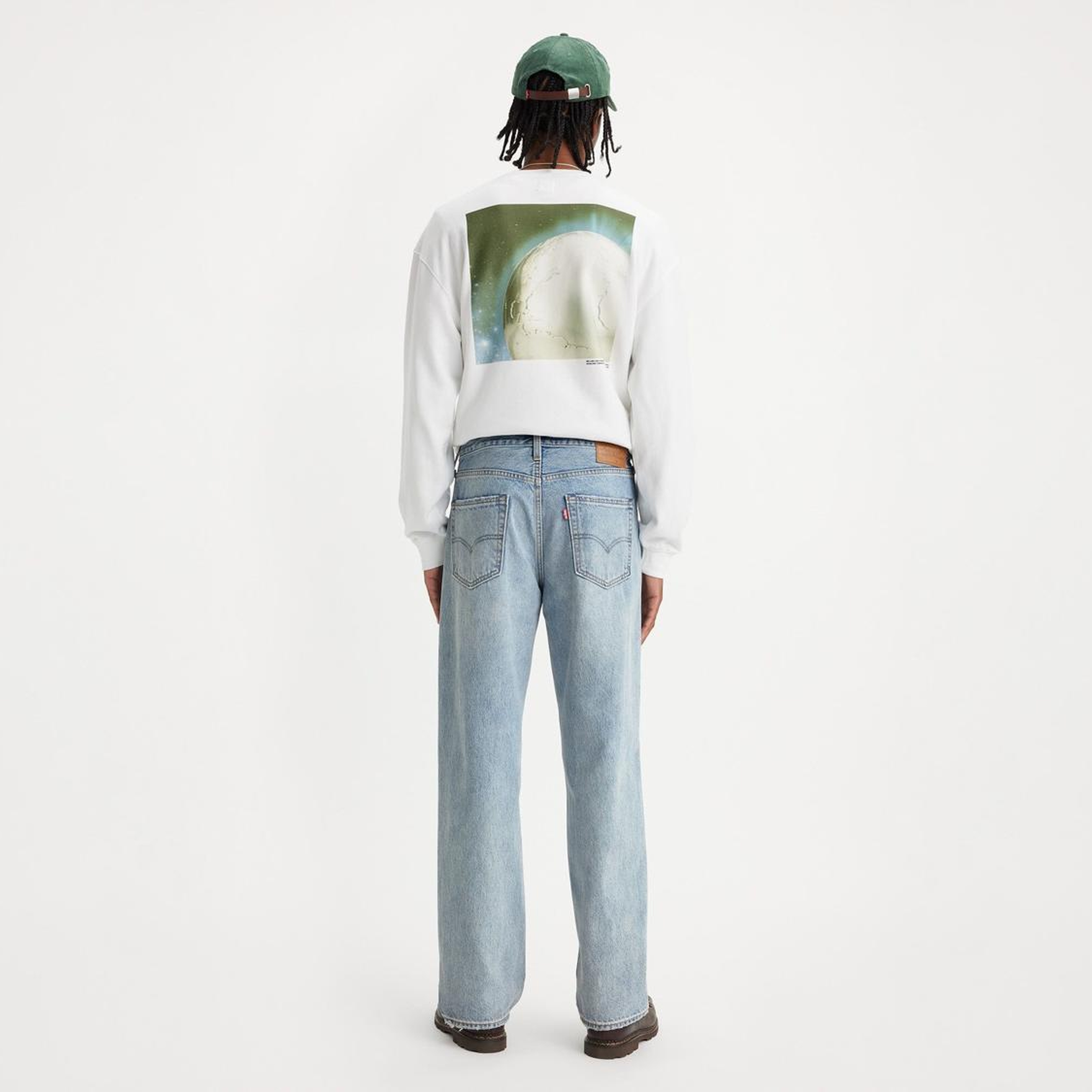 568™ Loose Straight Erkek Jean Pantolon - Baby Blue Essentials