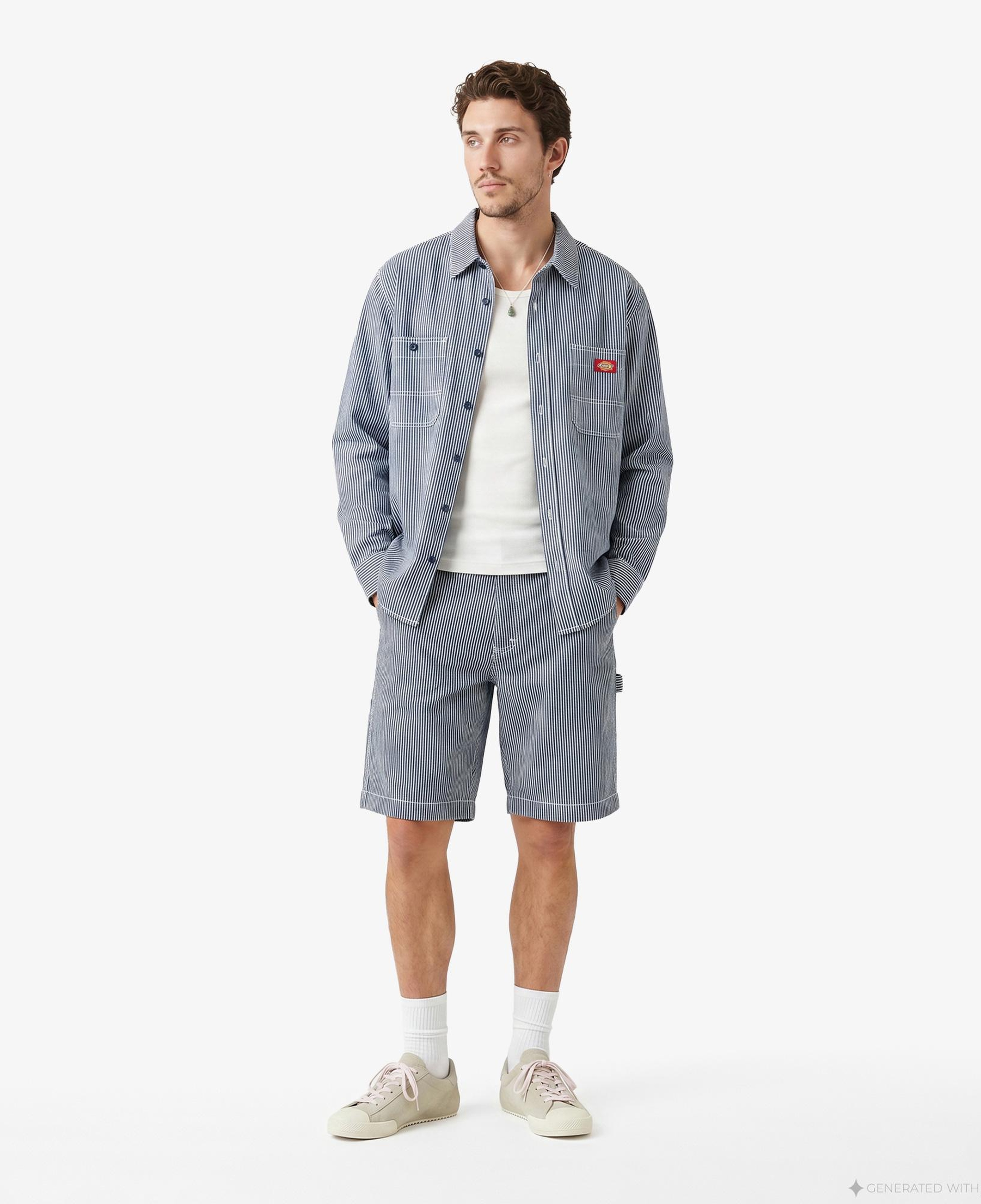 Dickies 11 Inch Hickory Carpenter Erkek Mavi Şort
