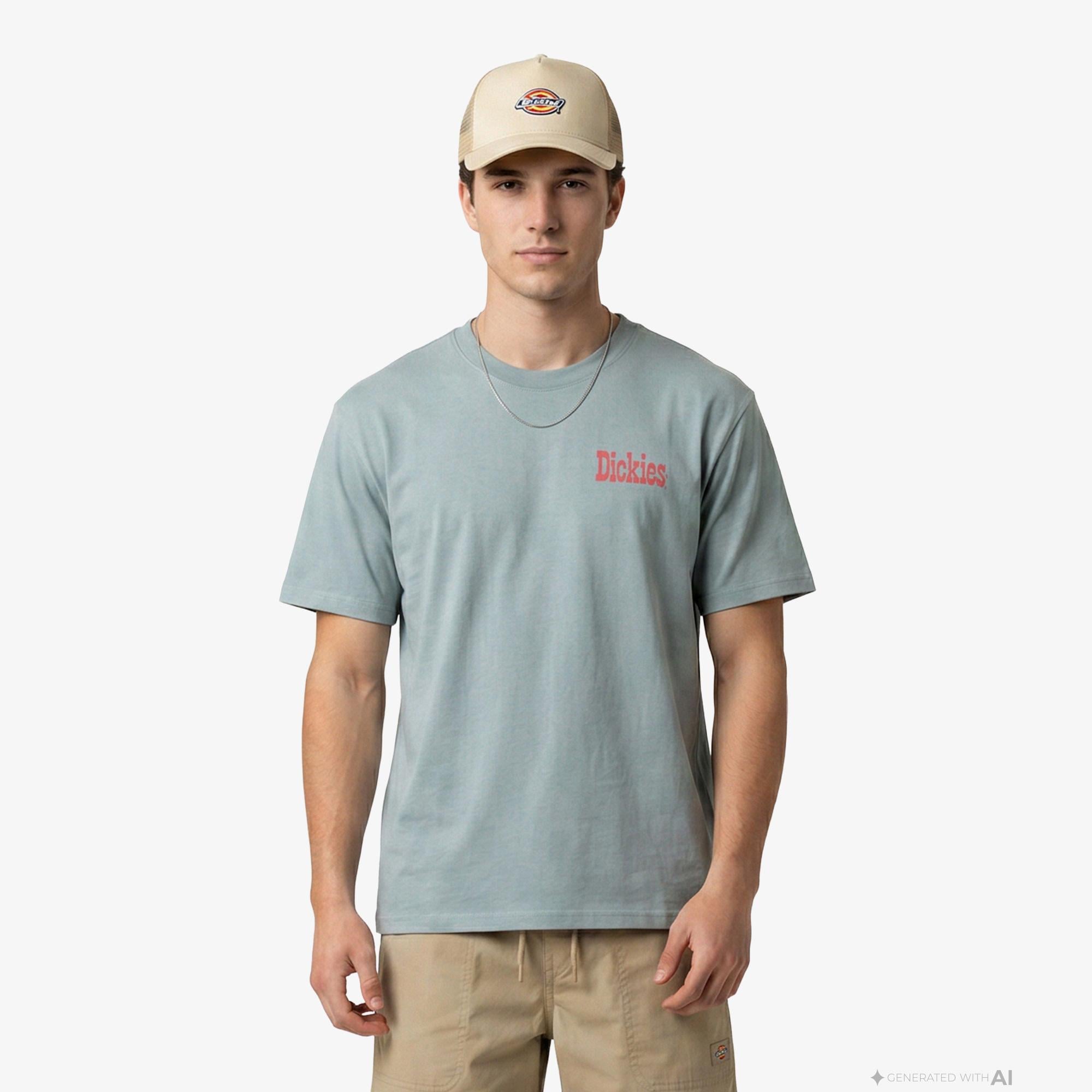 Dickies Polk Erkek Mavi T-Shirt