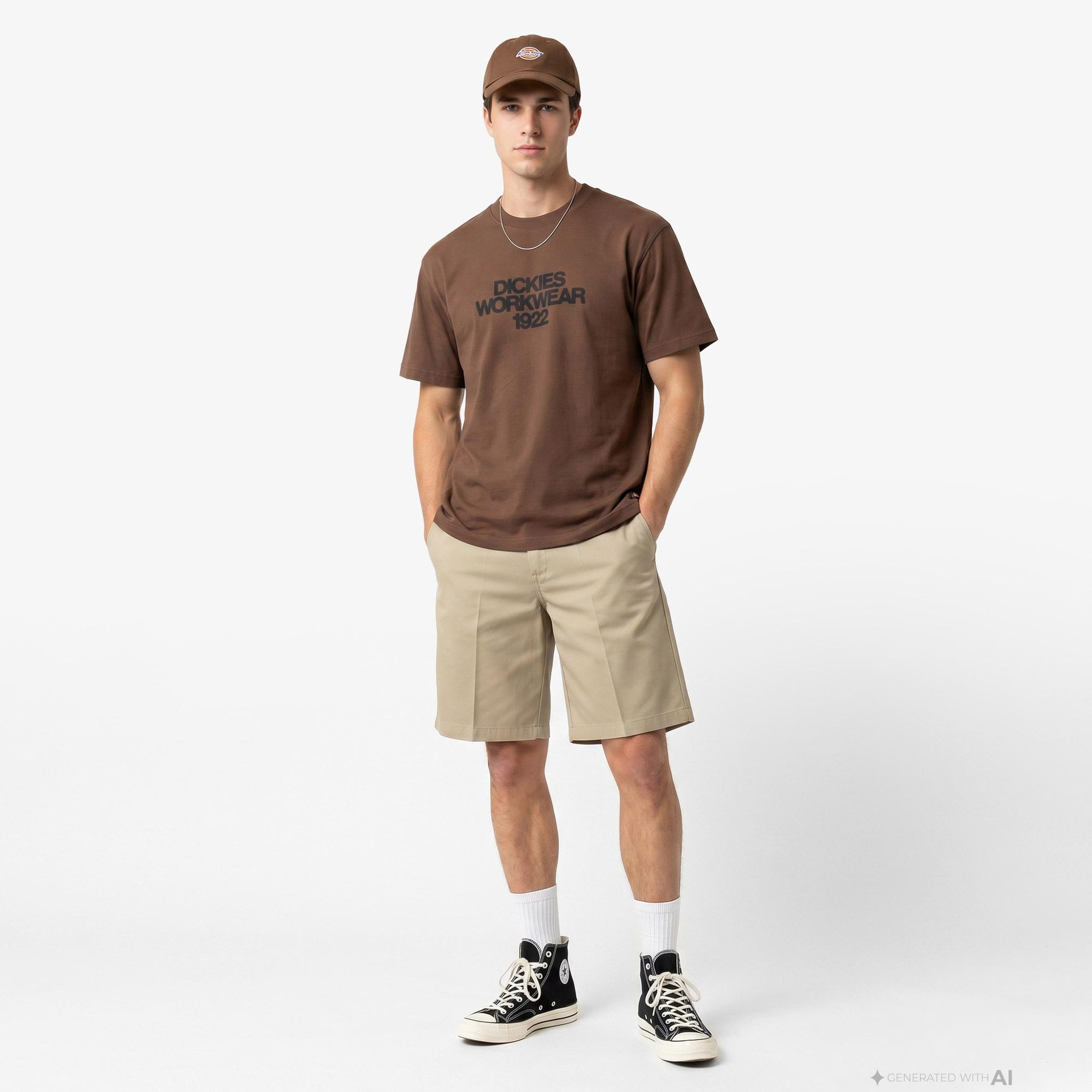 Dickies Torrey Erkek Kahverengi T-Shirt