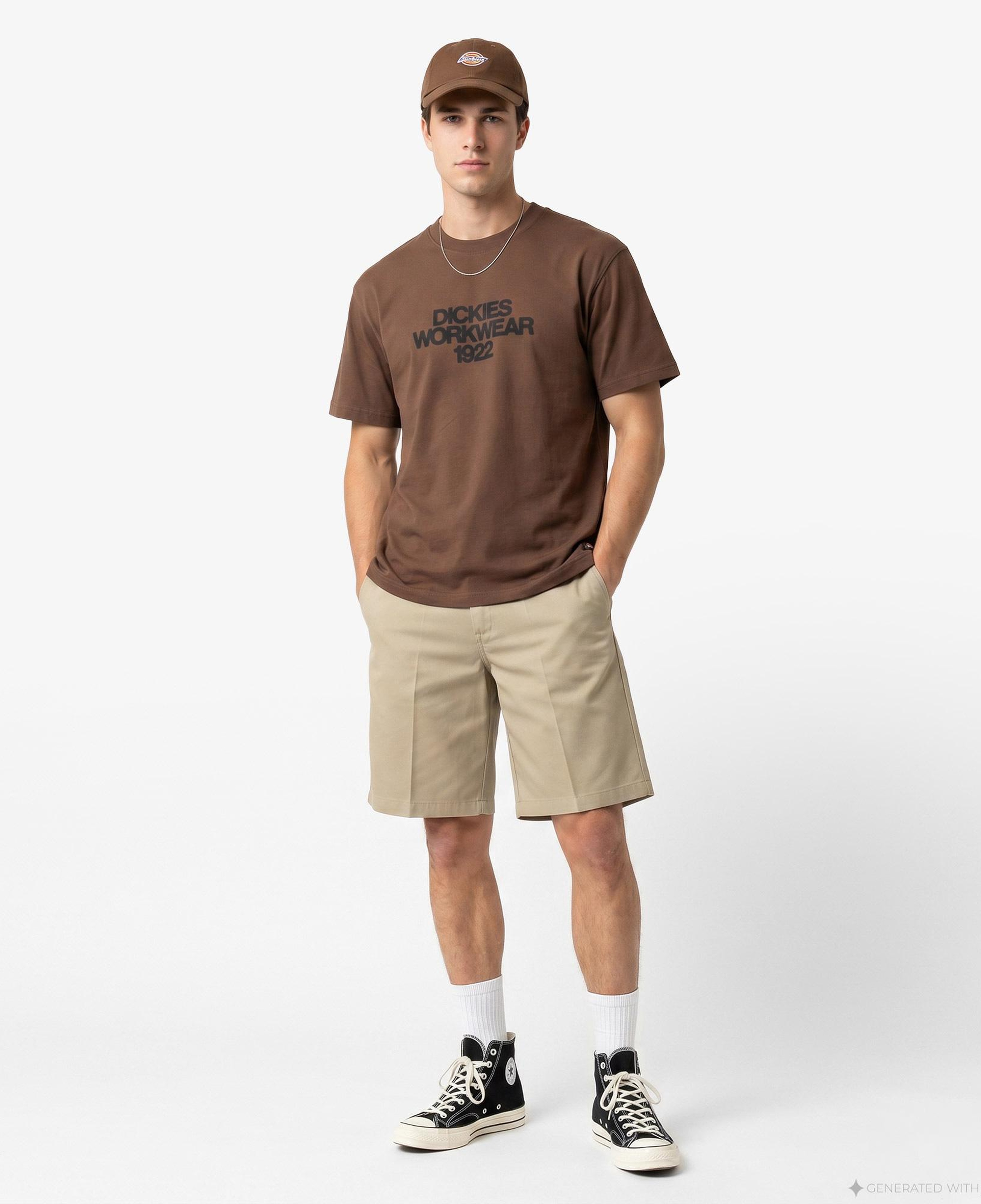 Dickies Torrey Erkek Kahverengi T-Shirt