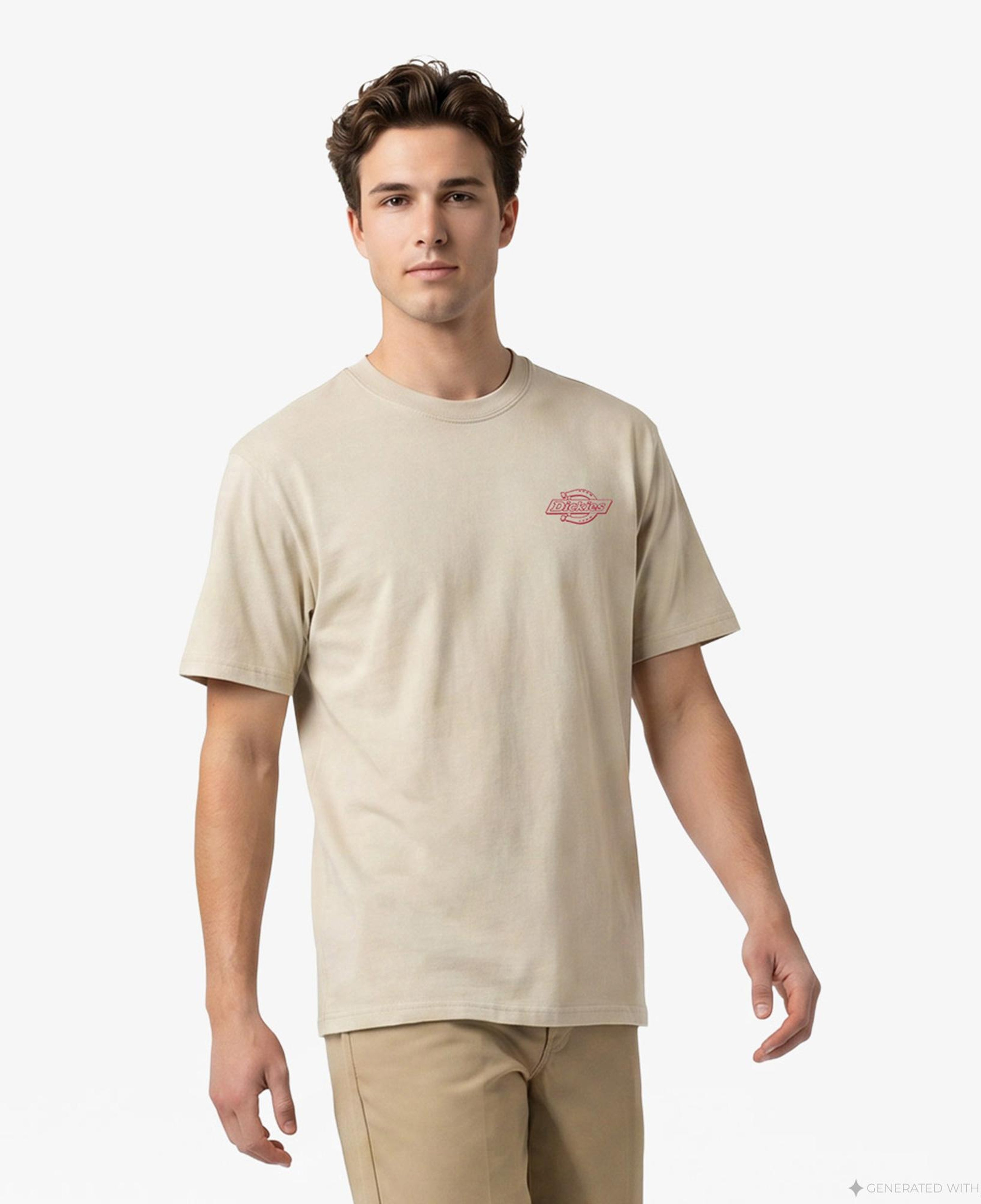 Dickies Millville Erkek Bej T-Shirt