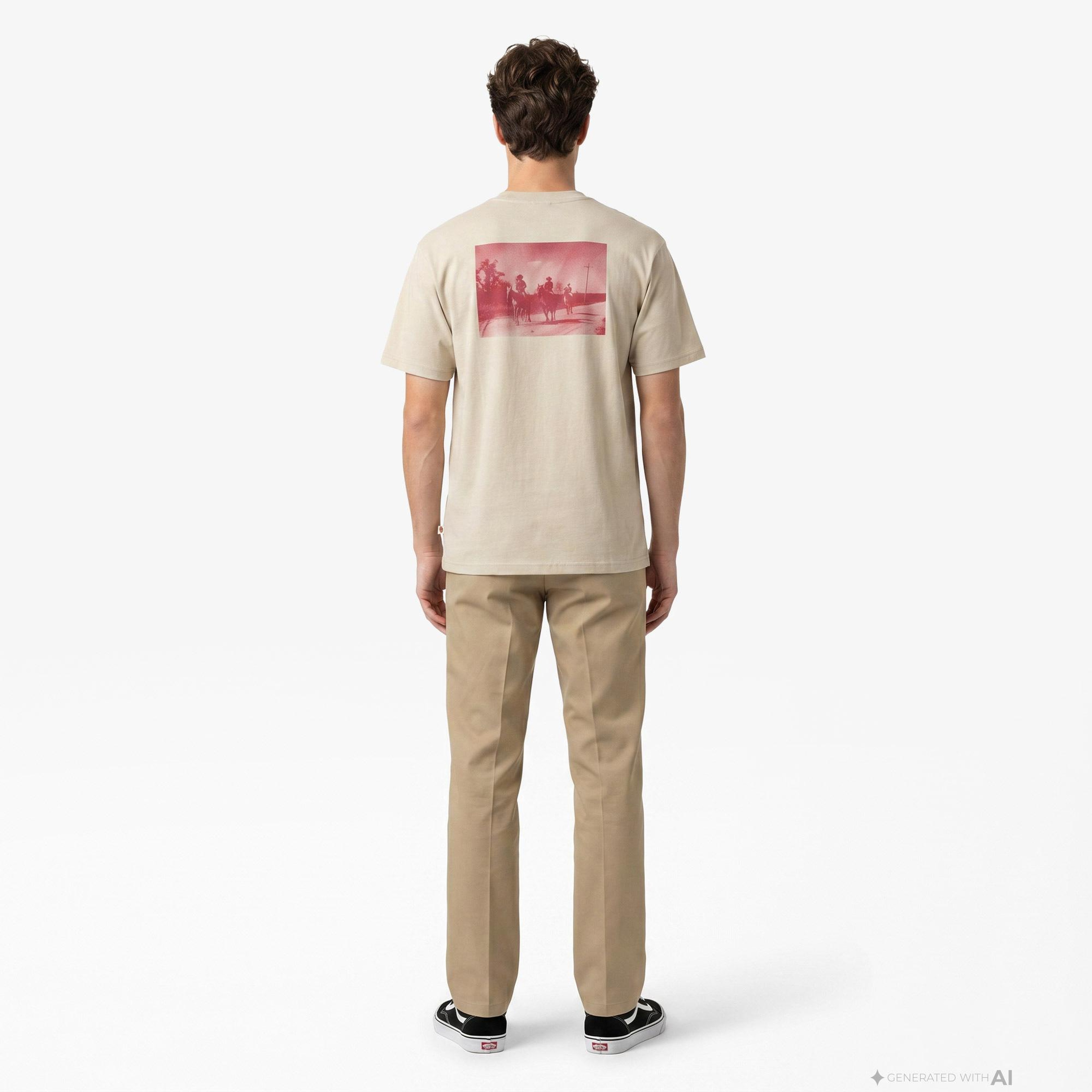 Dickies Millville Erkek Bej T-Shirt