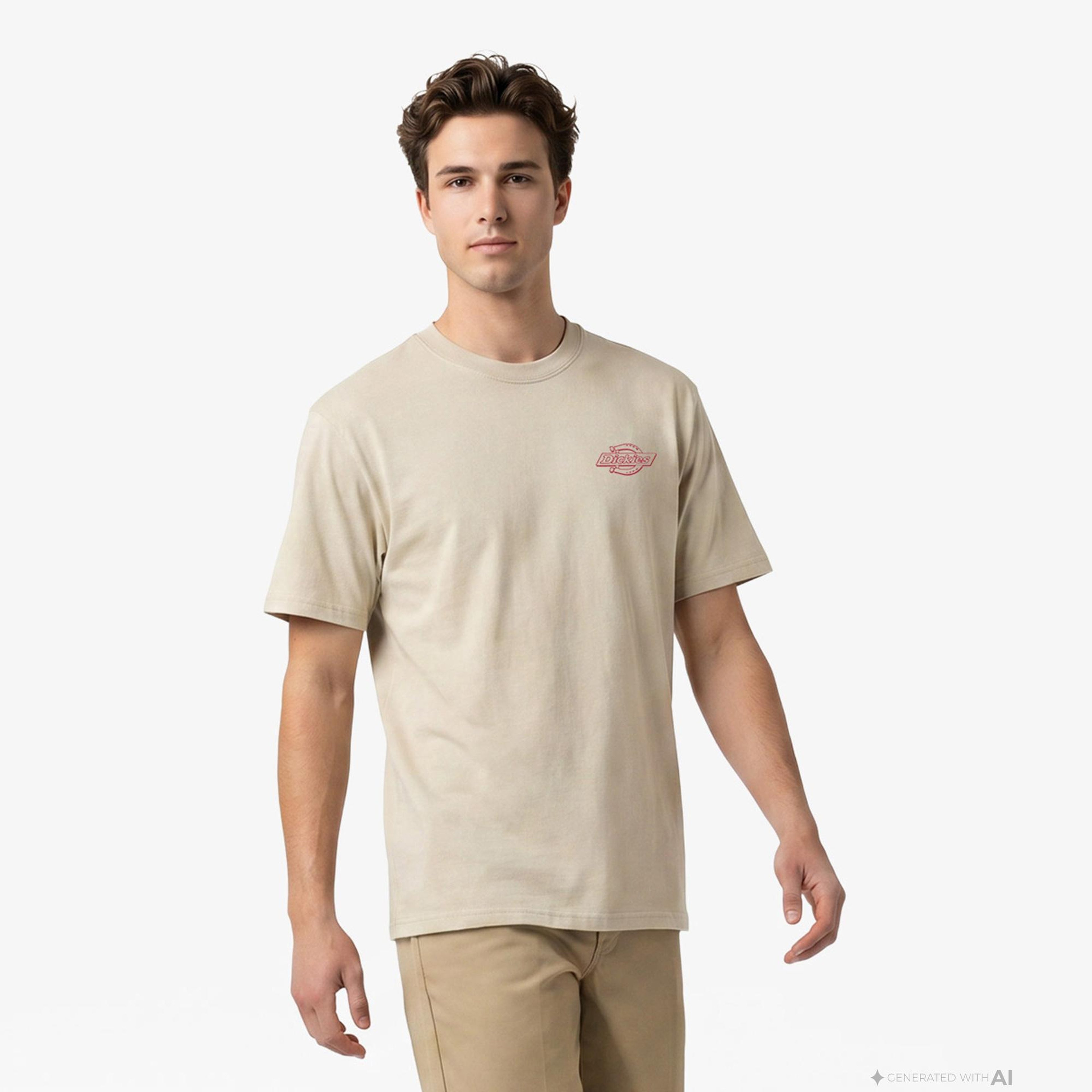 Dickies Millville Erkek Bej T-Shirt