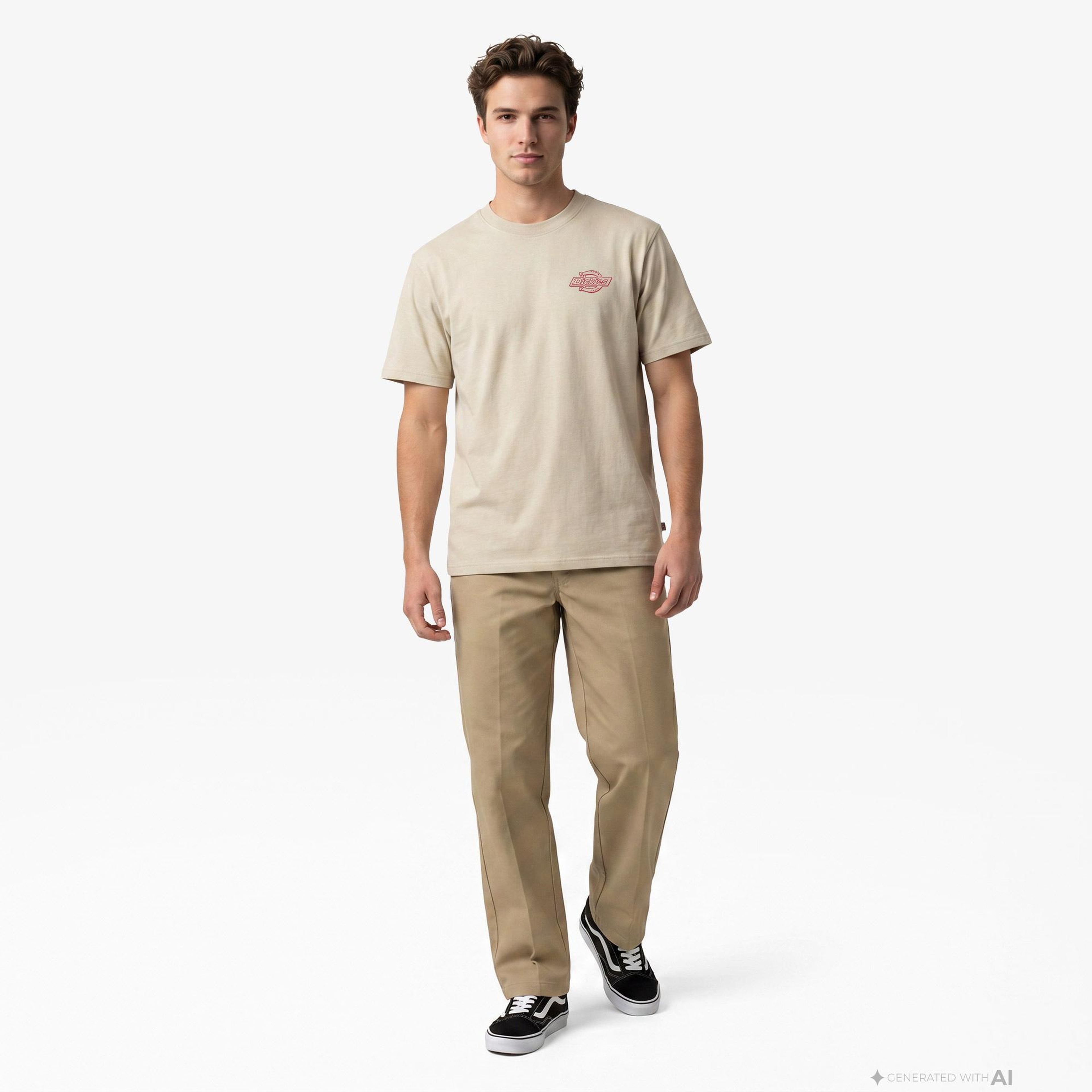 Dickies Millville Erkek Bej T-Shirt