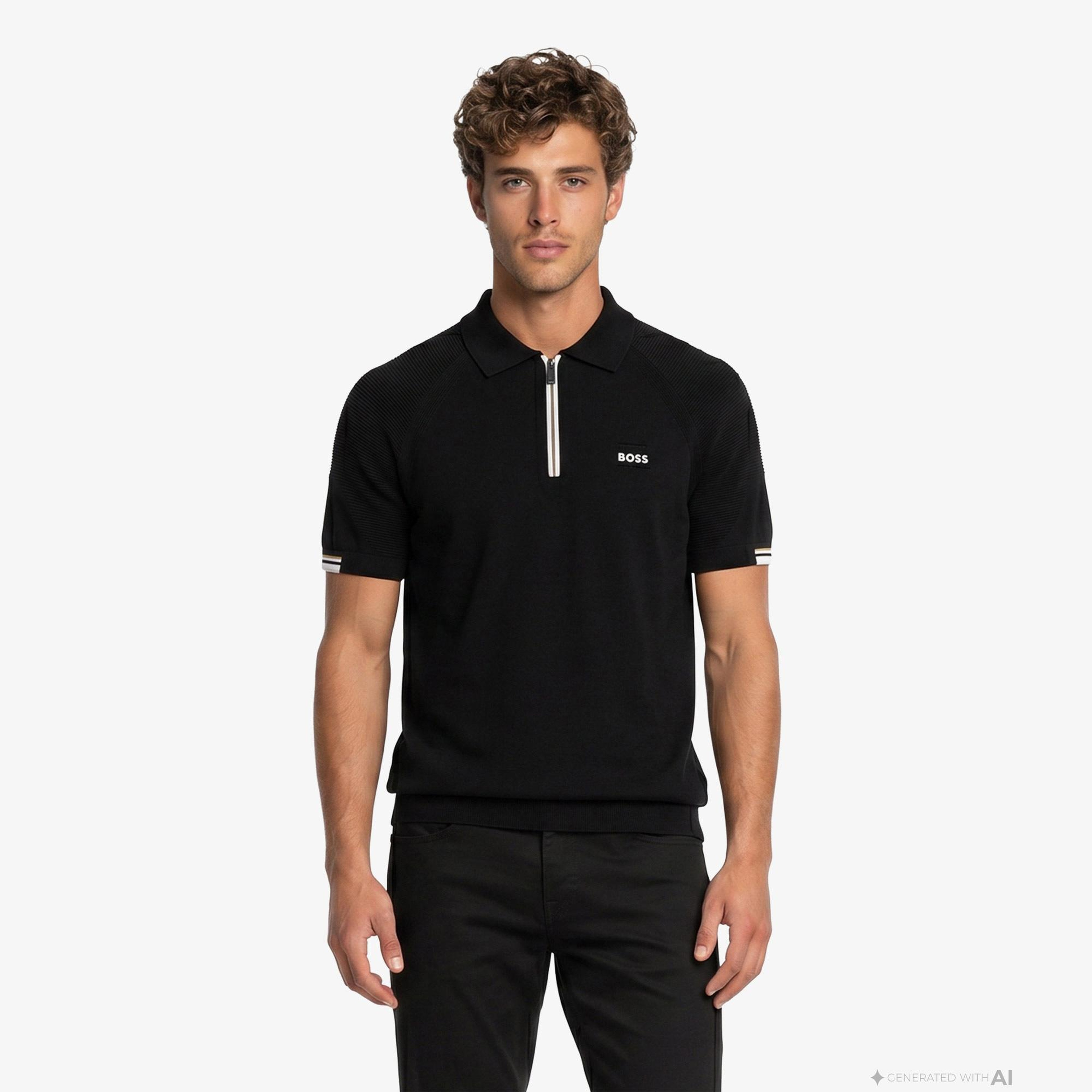 Boss Erkek Siyah Sweatshirt