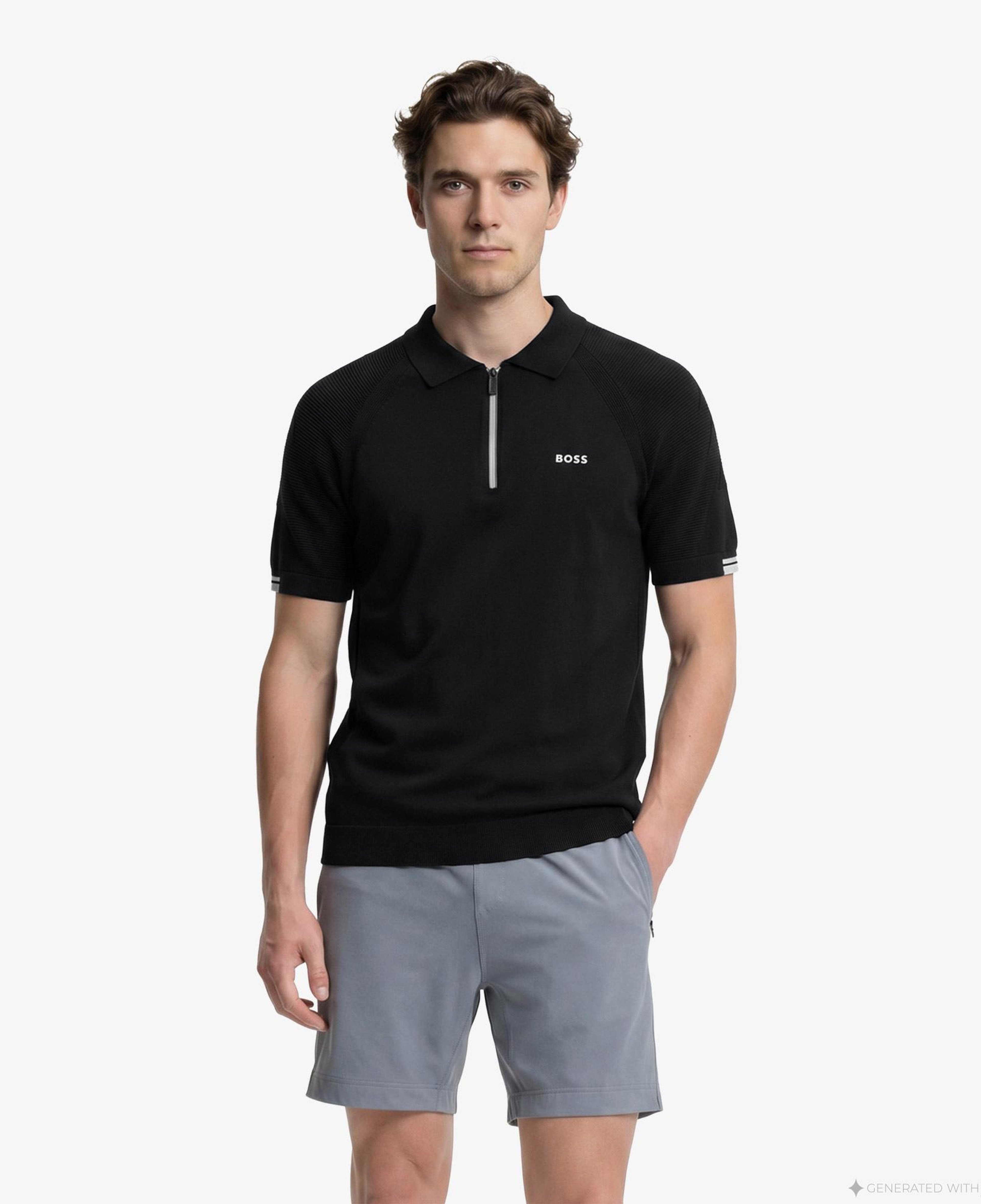 Boss Erkek Lacivert Sweatshirt