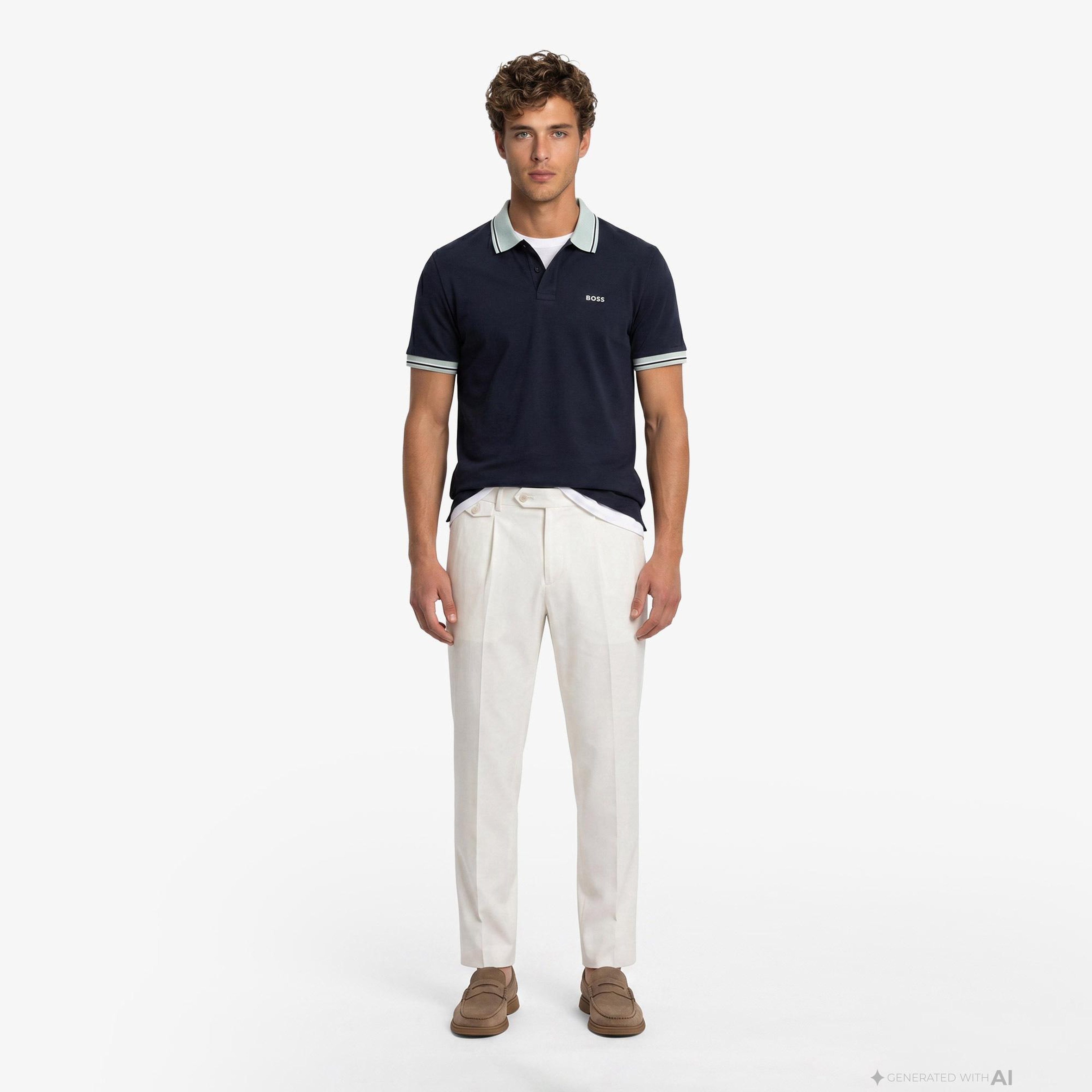 Boss Erkek Lacivert Polo