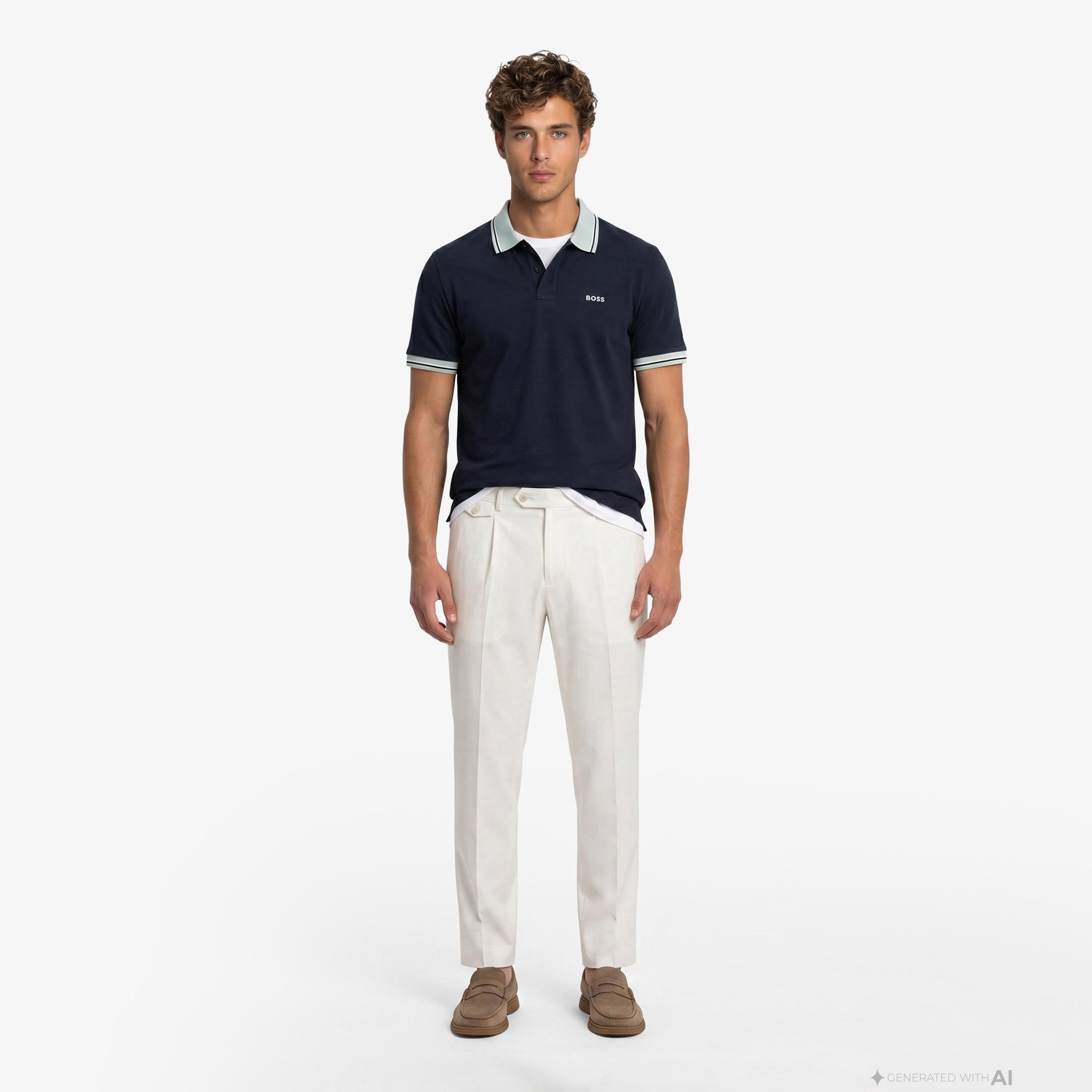 Boss Erkek Lacivert Polo