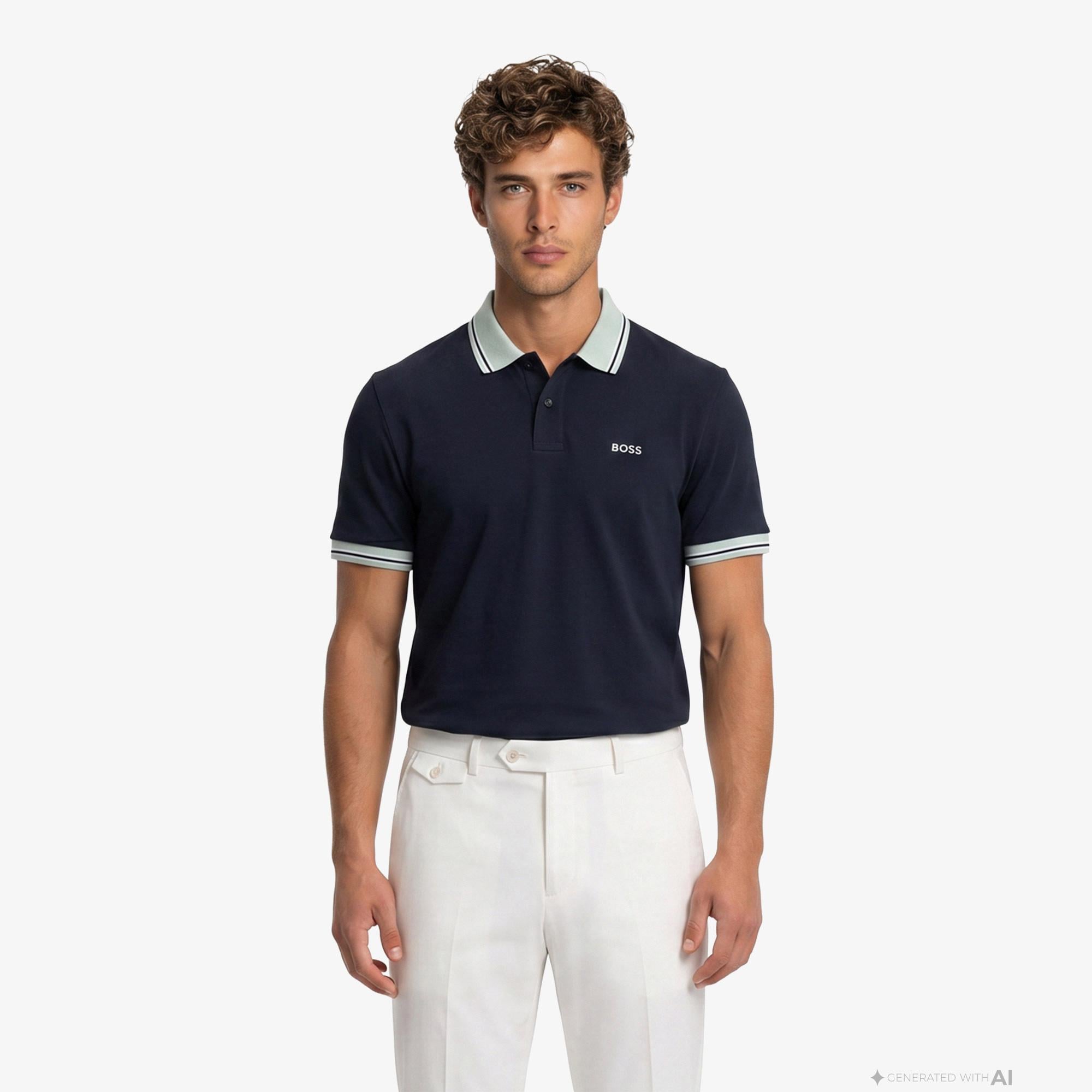Boss Erkek Lacivert Polo