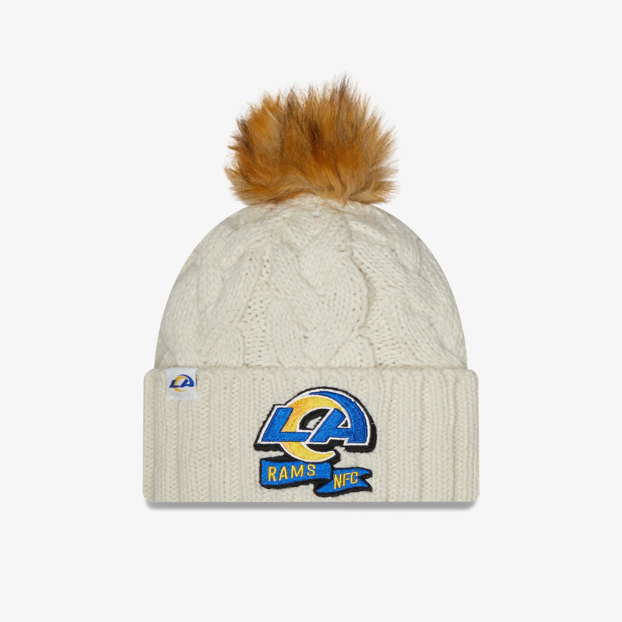 New Era Los Angeles Rams Knit Unisex Bej Bere