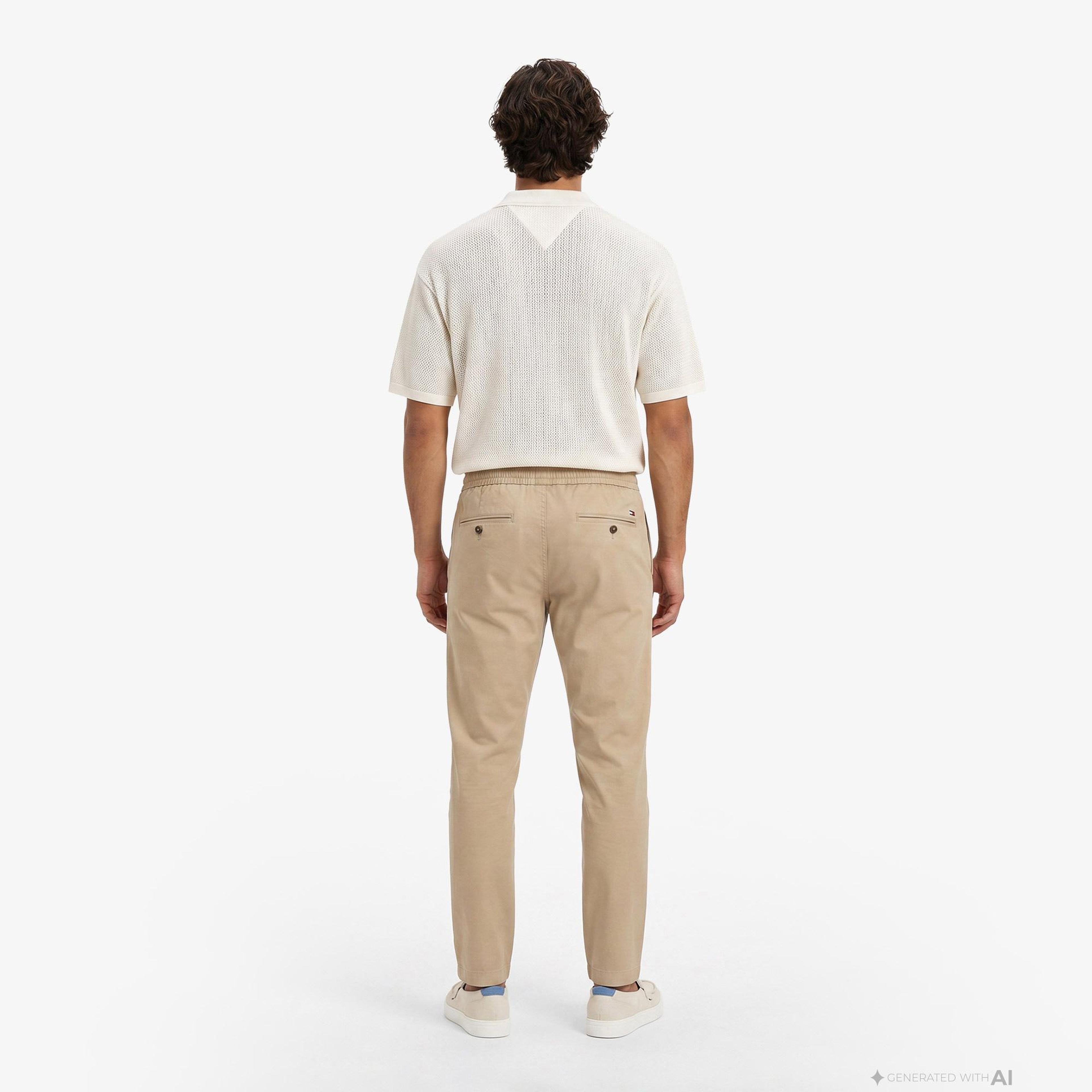 Tommy Hilfiger Erkek Bej Pantolon