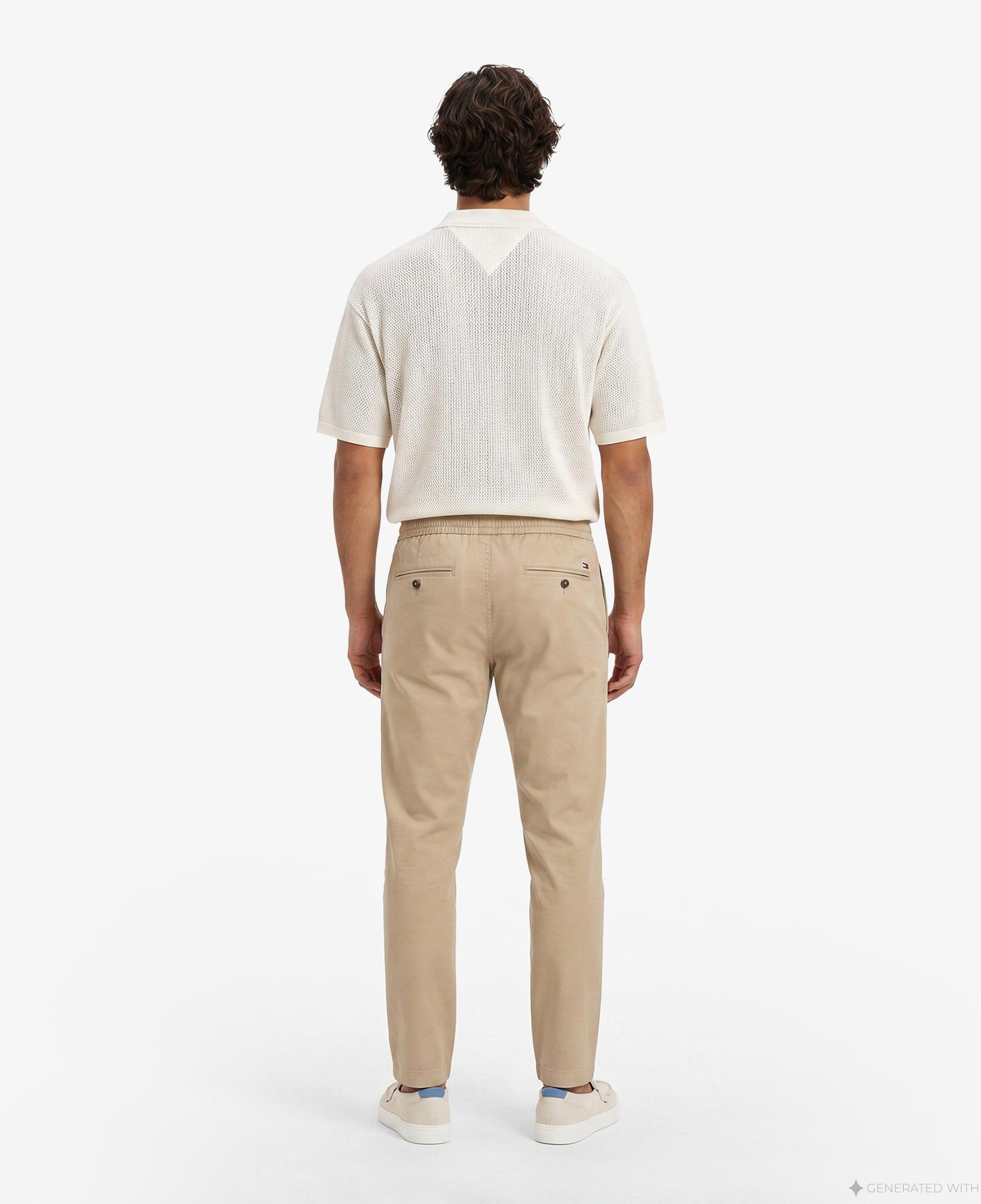 Tommy Hilfiger Erkek Bej Pantolon