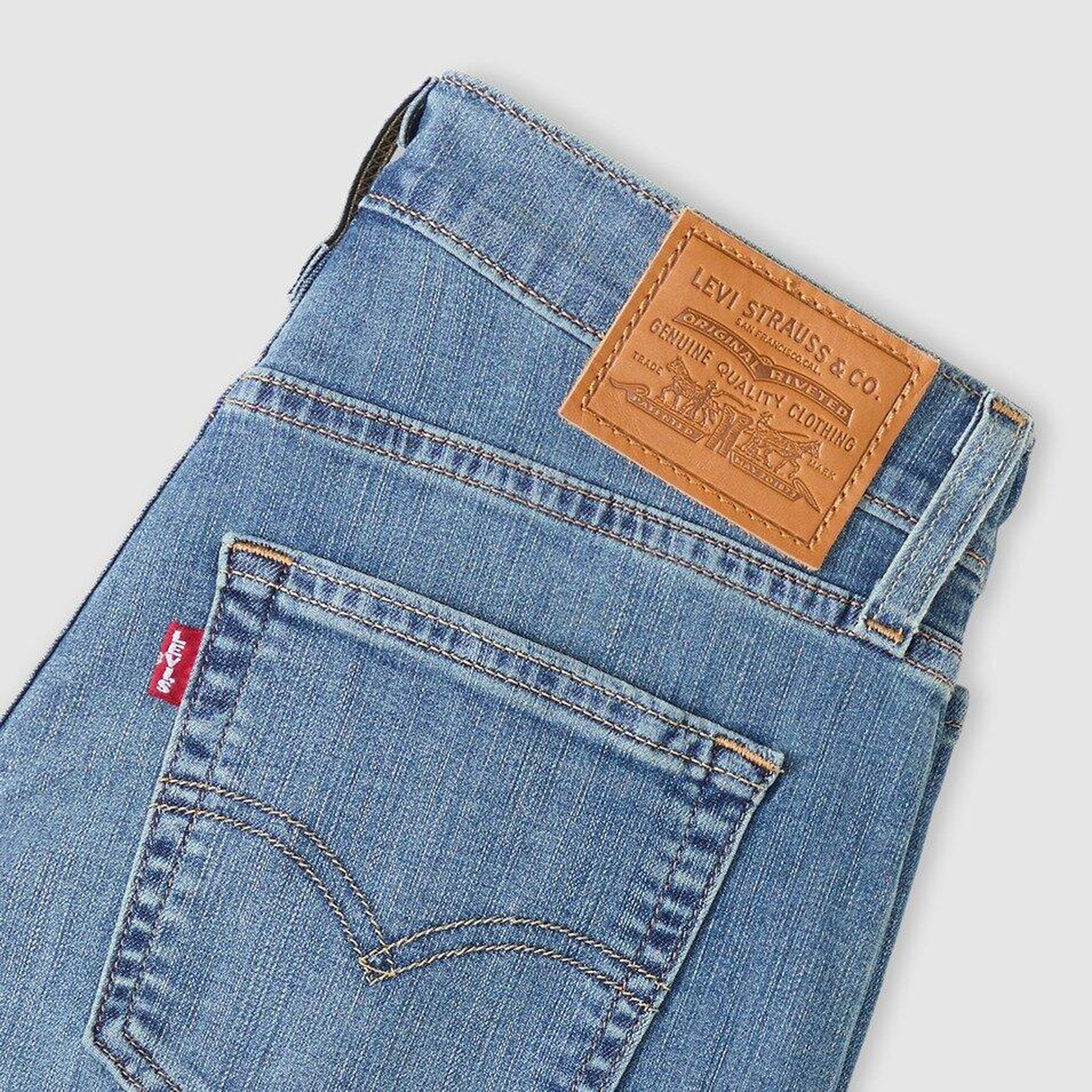 728 High Rise Wide Leg Kadın Jean Pantolon - Quiet Cool