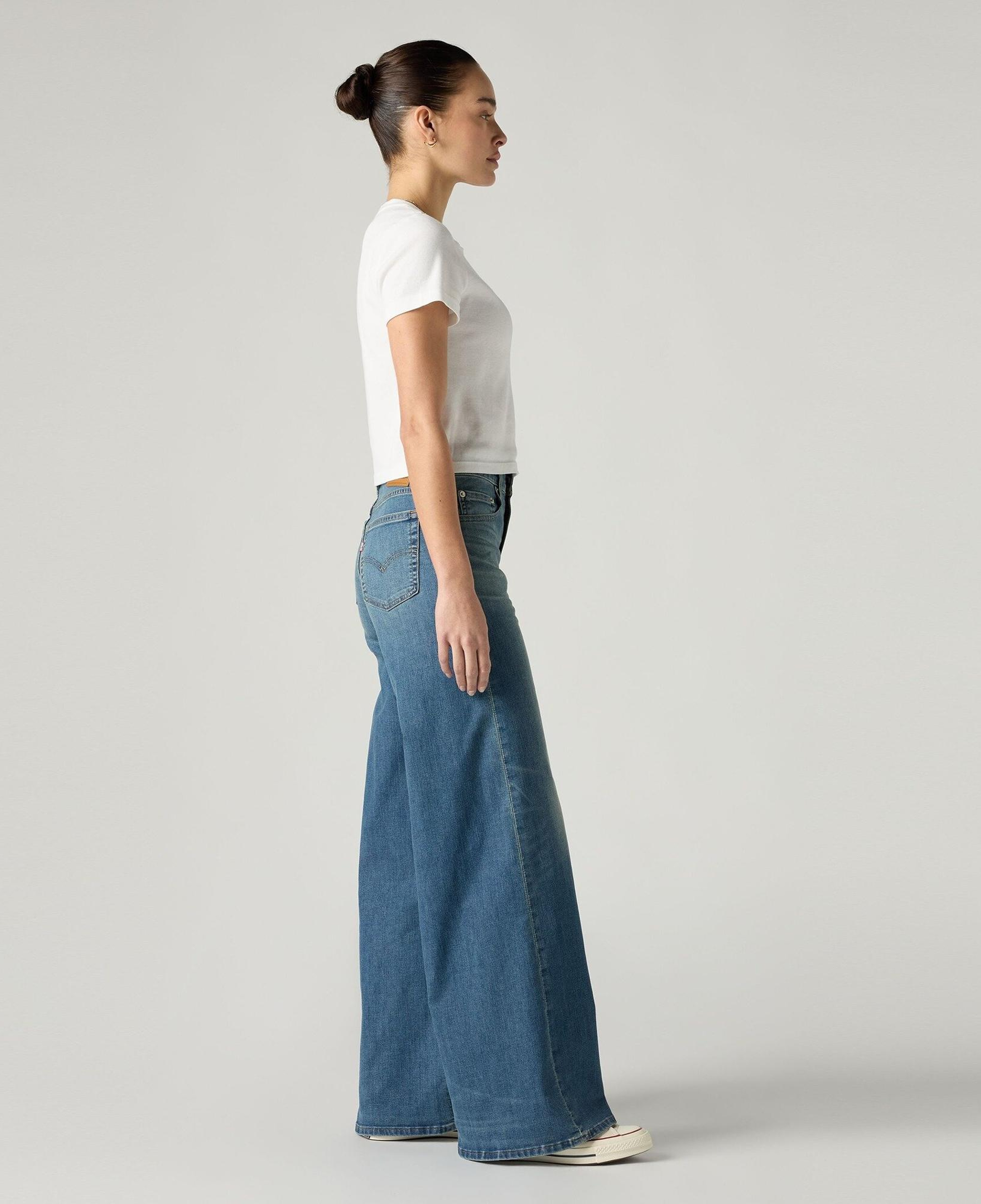 728 High Rise Wide Leg Kadın Jean Pantolon - Quiet Cool