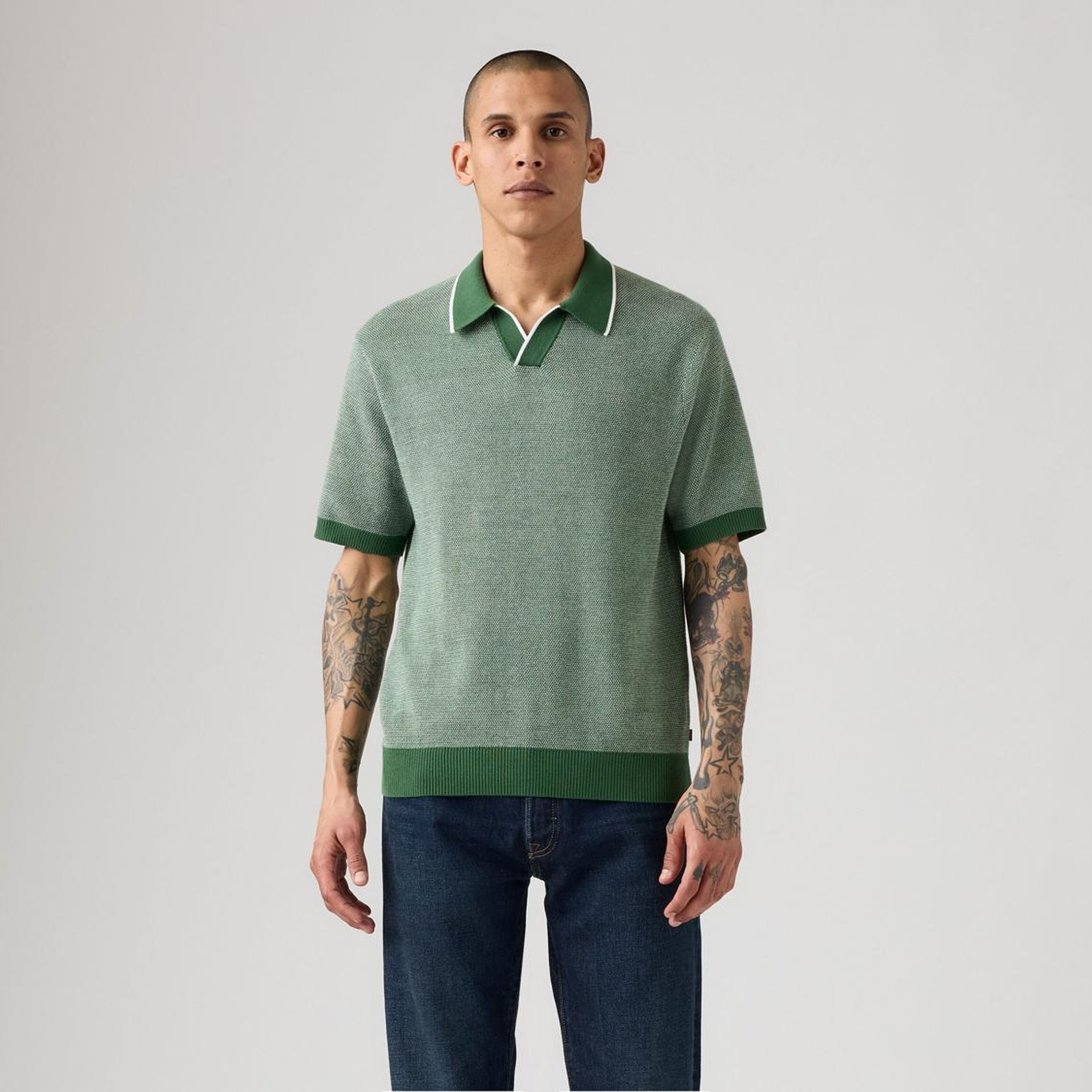Skipper Örgü Polo Yaka Tişört