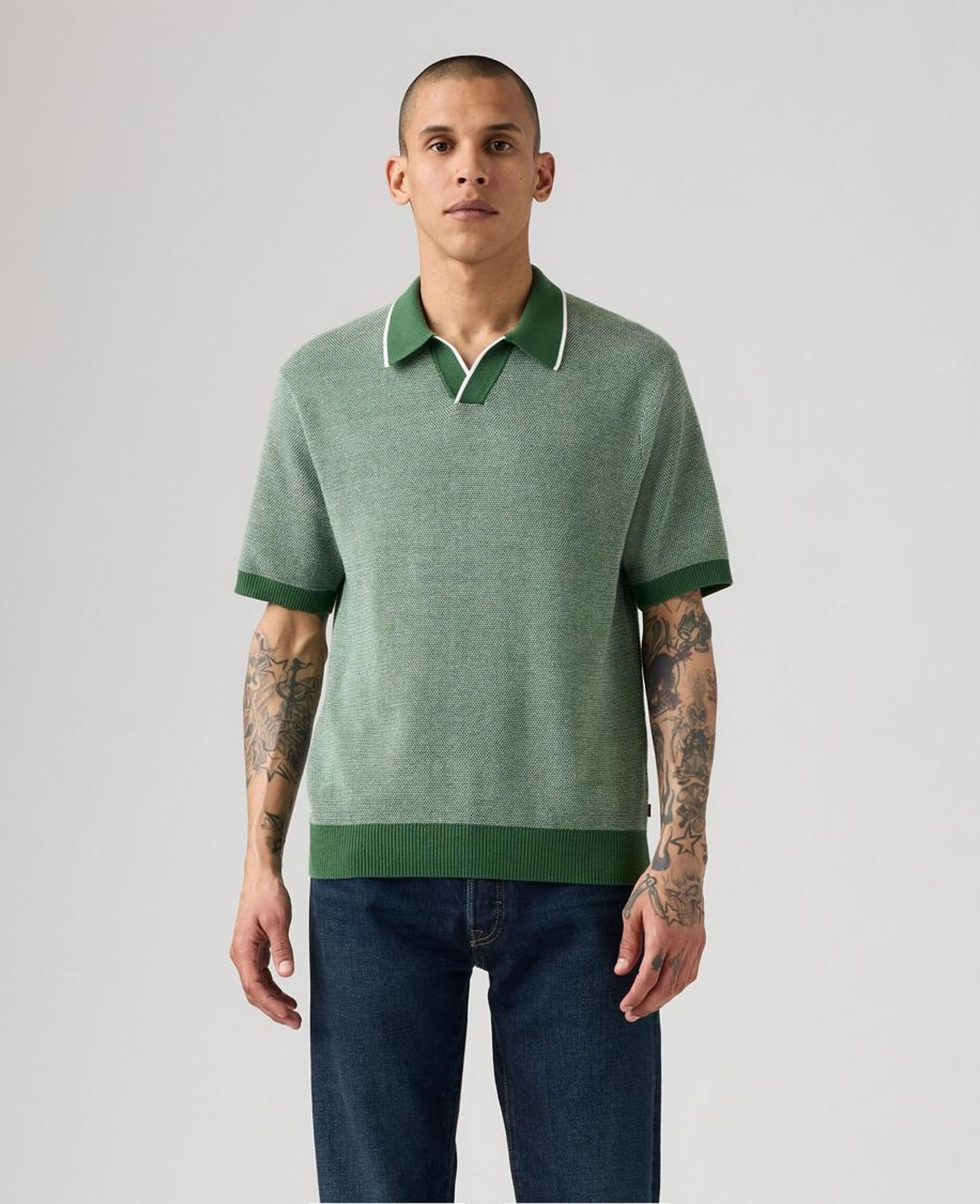 Skipper Örgü Polo Yaka Tişört