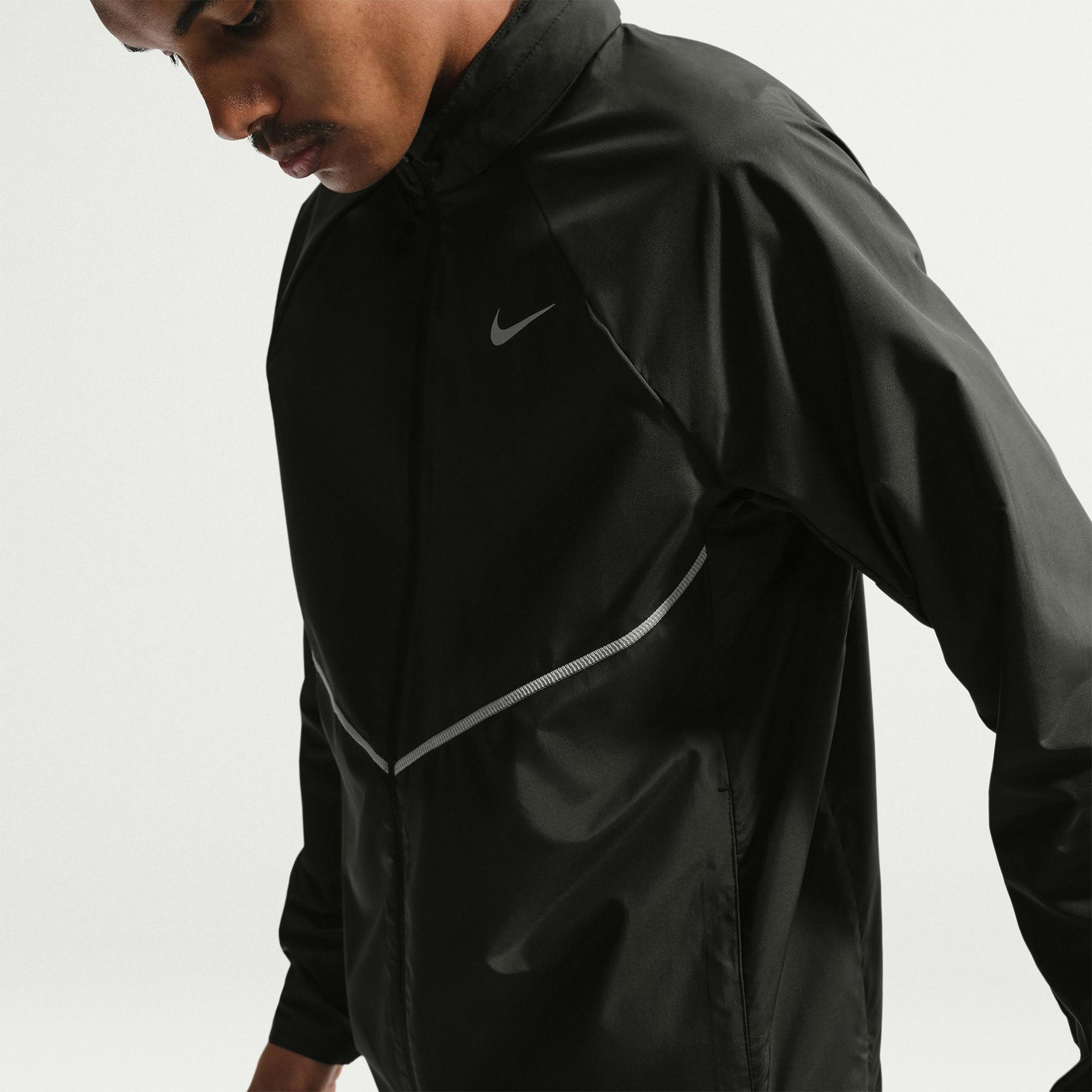 Nike UV Repel Miler Erkek Siyah Ceket